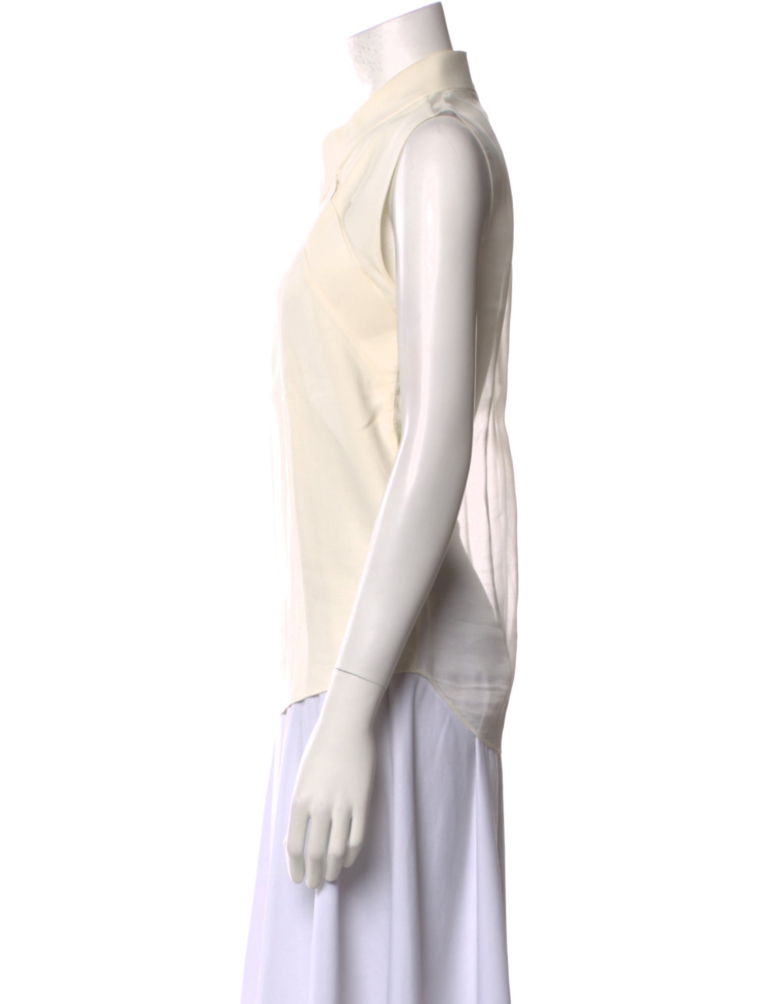 Cédric Charlier V-Neck Sleeveless Top