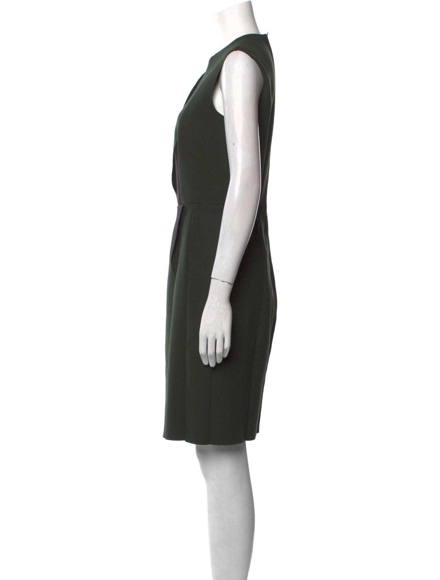 Cédric Charlier Crew Neck Knee-Length Dress