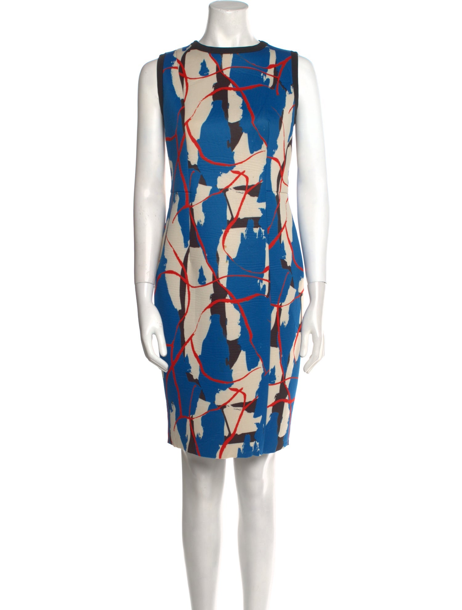Cédric Charlier Printed Knee-Length Dress