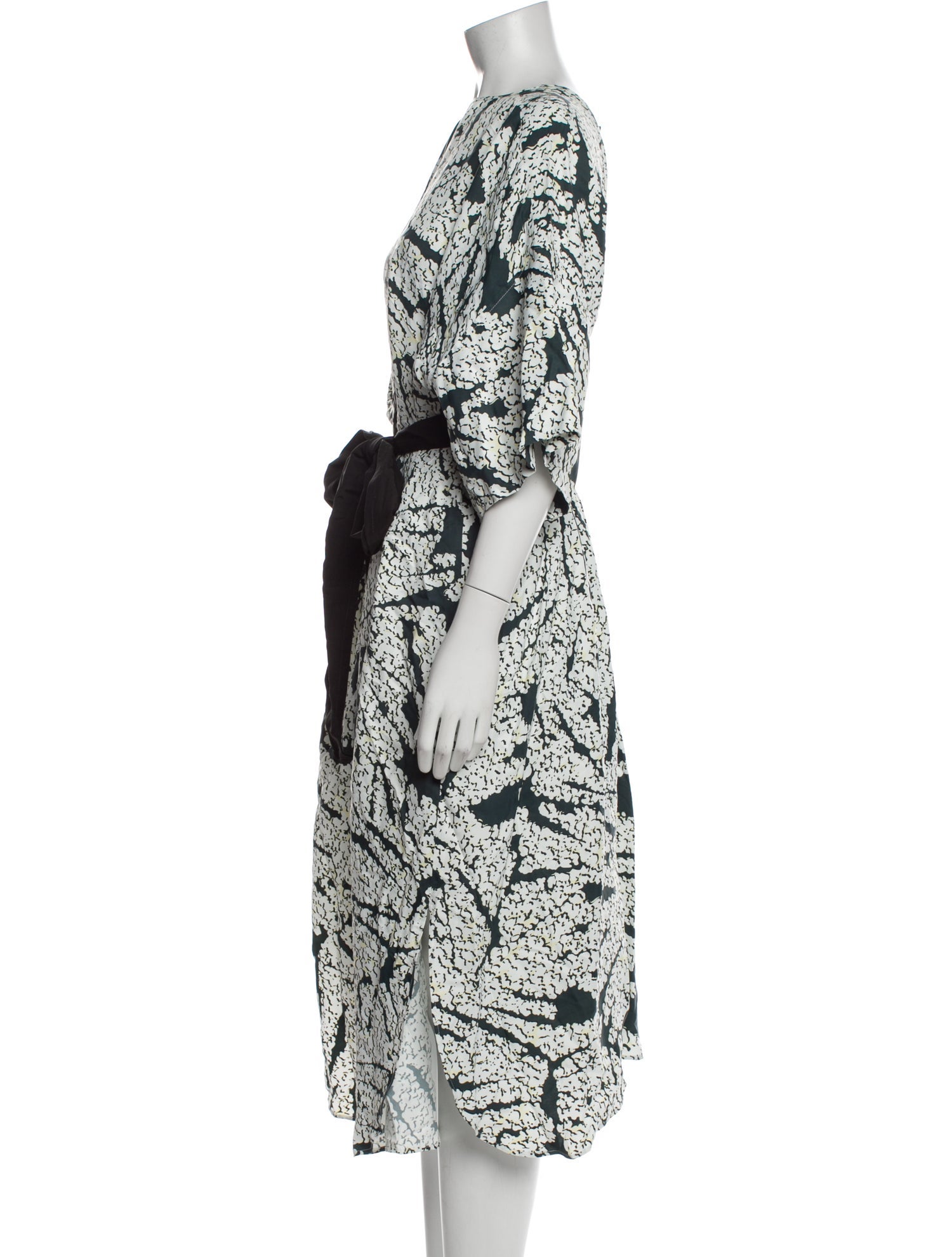 Cédric Charlier Printed Midi Length Dress