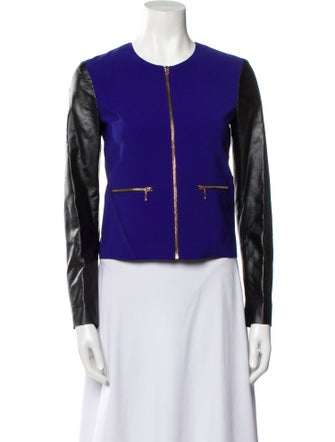 Cédric Charlier Printed Biker Jacket