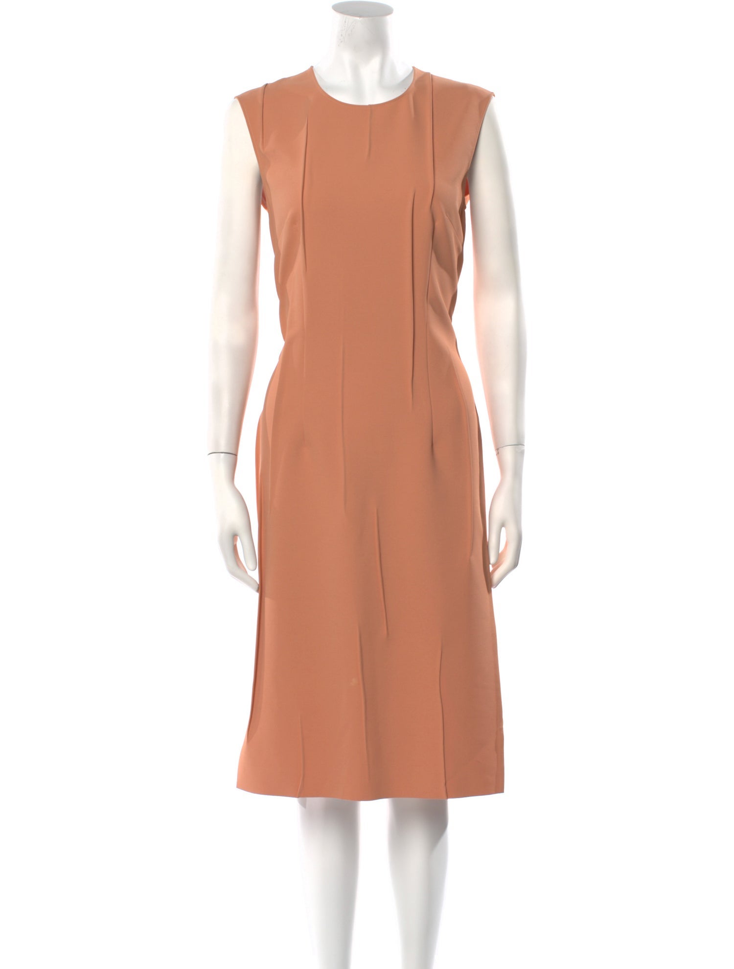 Cédric Charlier Crew Neck Midi Length Dress