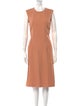 Cédric Charlier Crew Neck Midi Length Dress