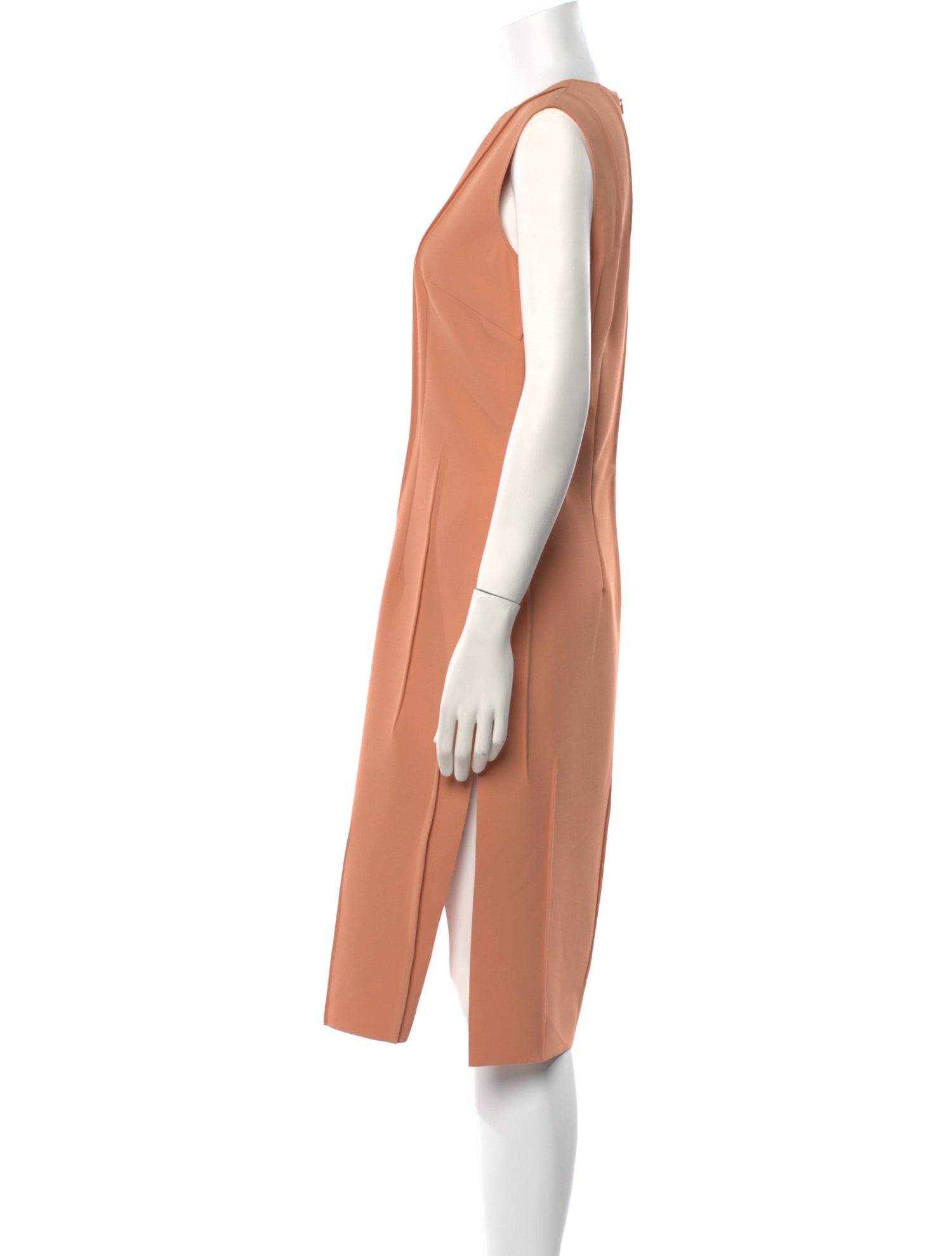 Cédric Charlier Crew Neck Midi Length Dress