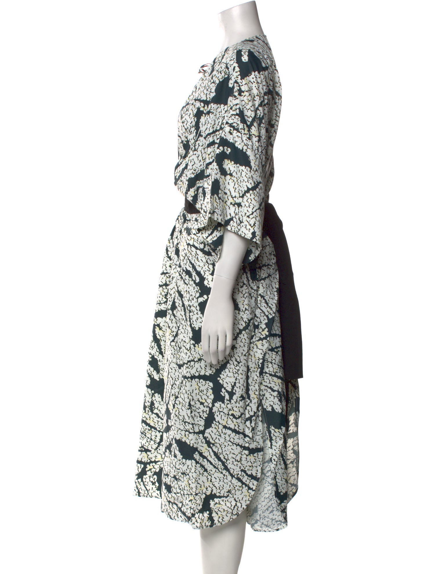 Cédric Charlier Printed Long Dress