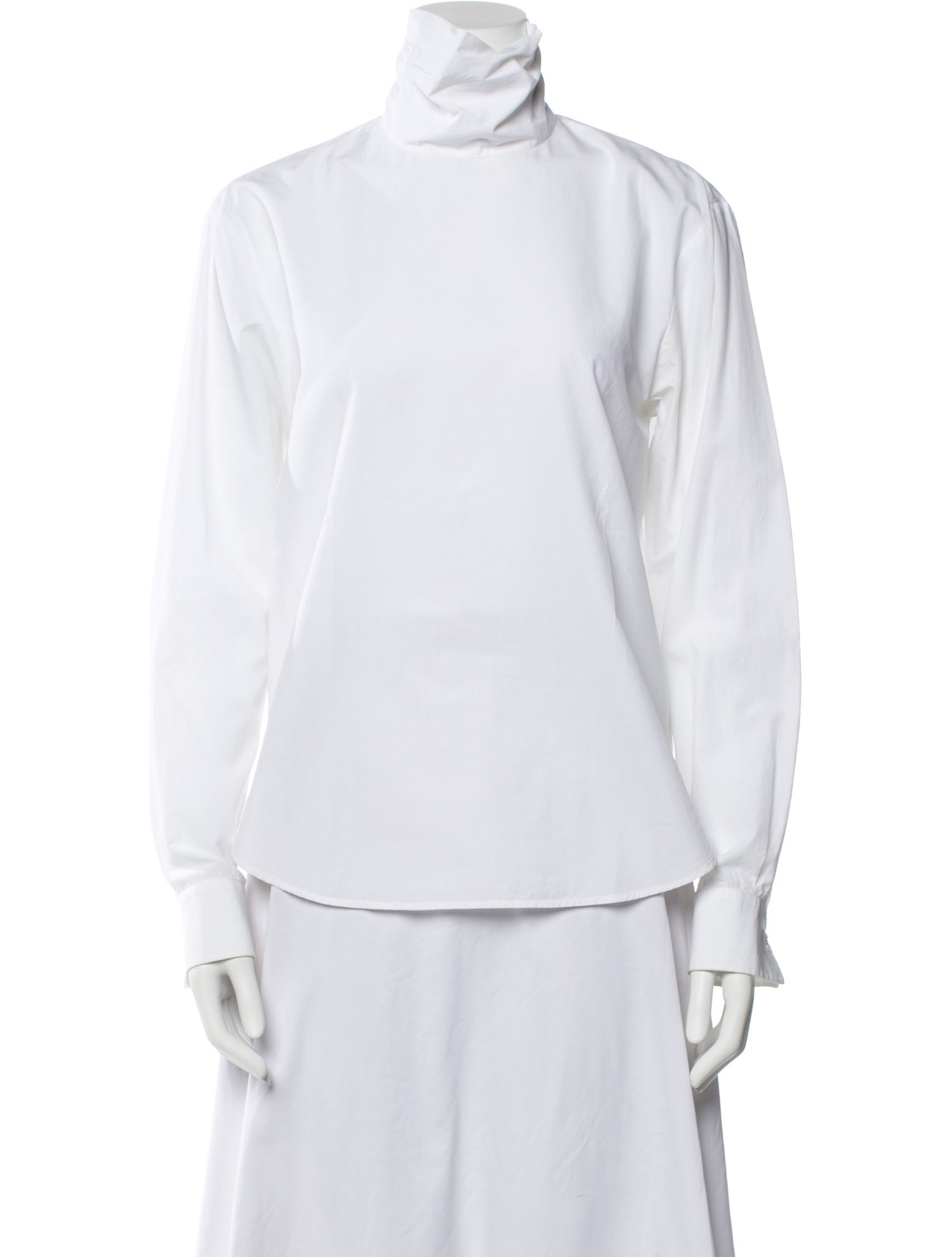 Cédric Charlier Turtleneck Long Sleeve Sweatshirt