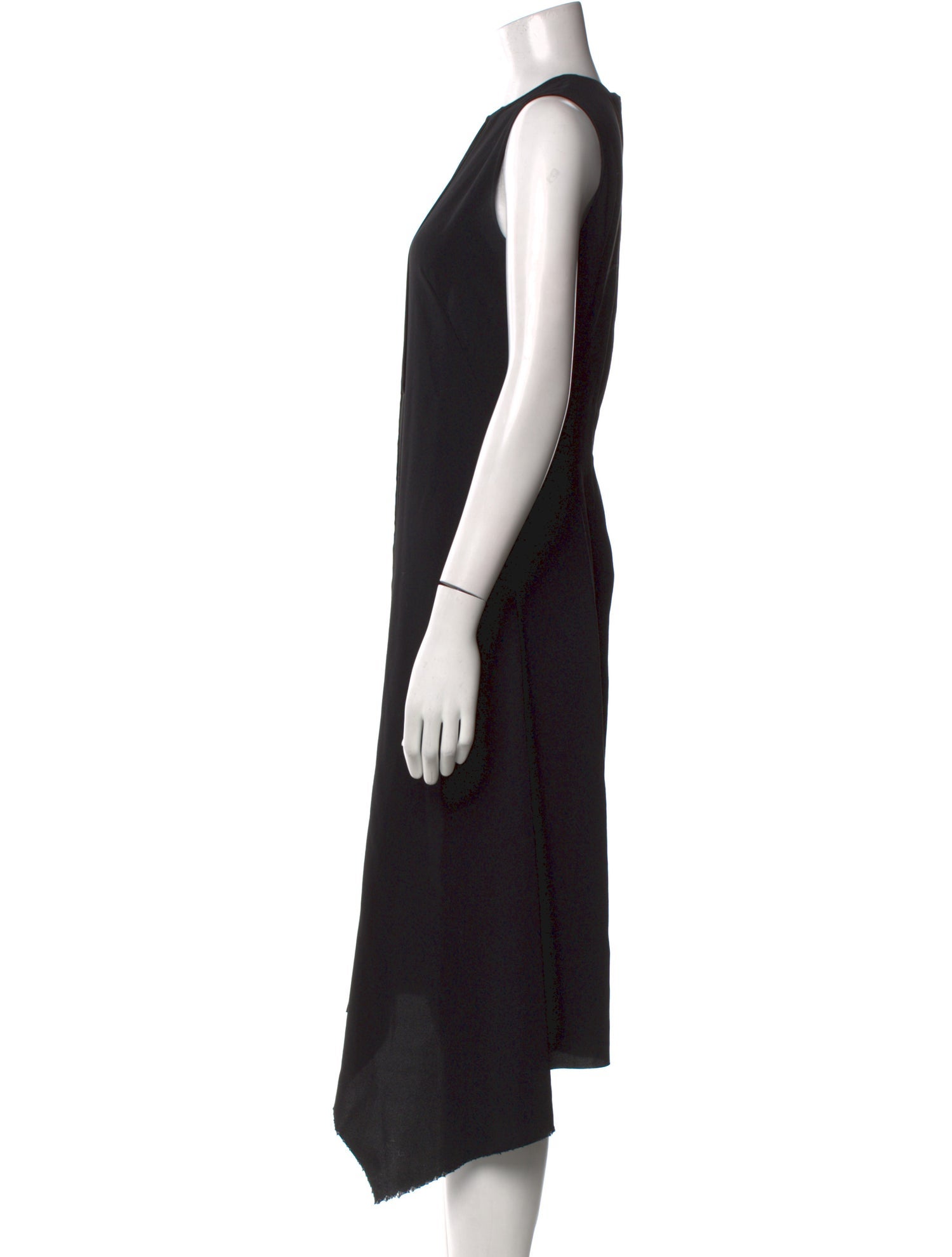 Cédric Charlier Crew Neck Midi Length Dress