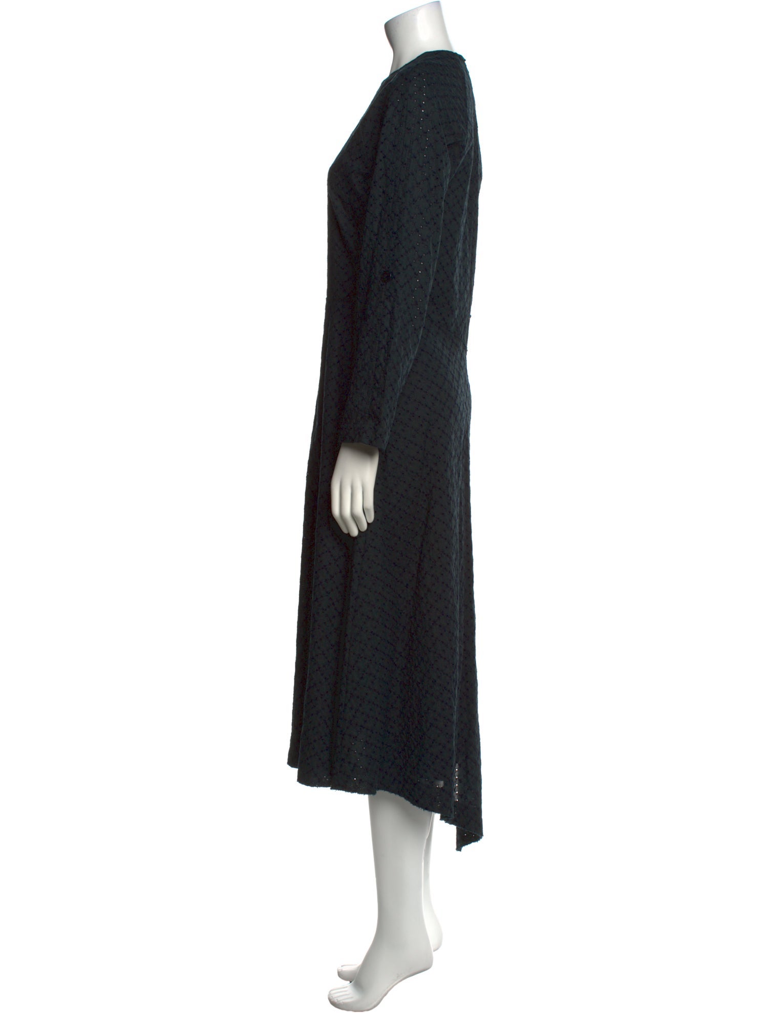 Cédric Charlier Crew Neck Midi Length Dress