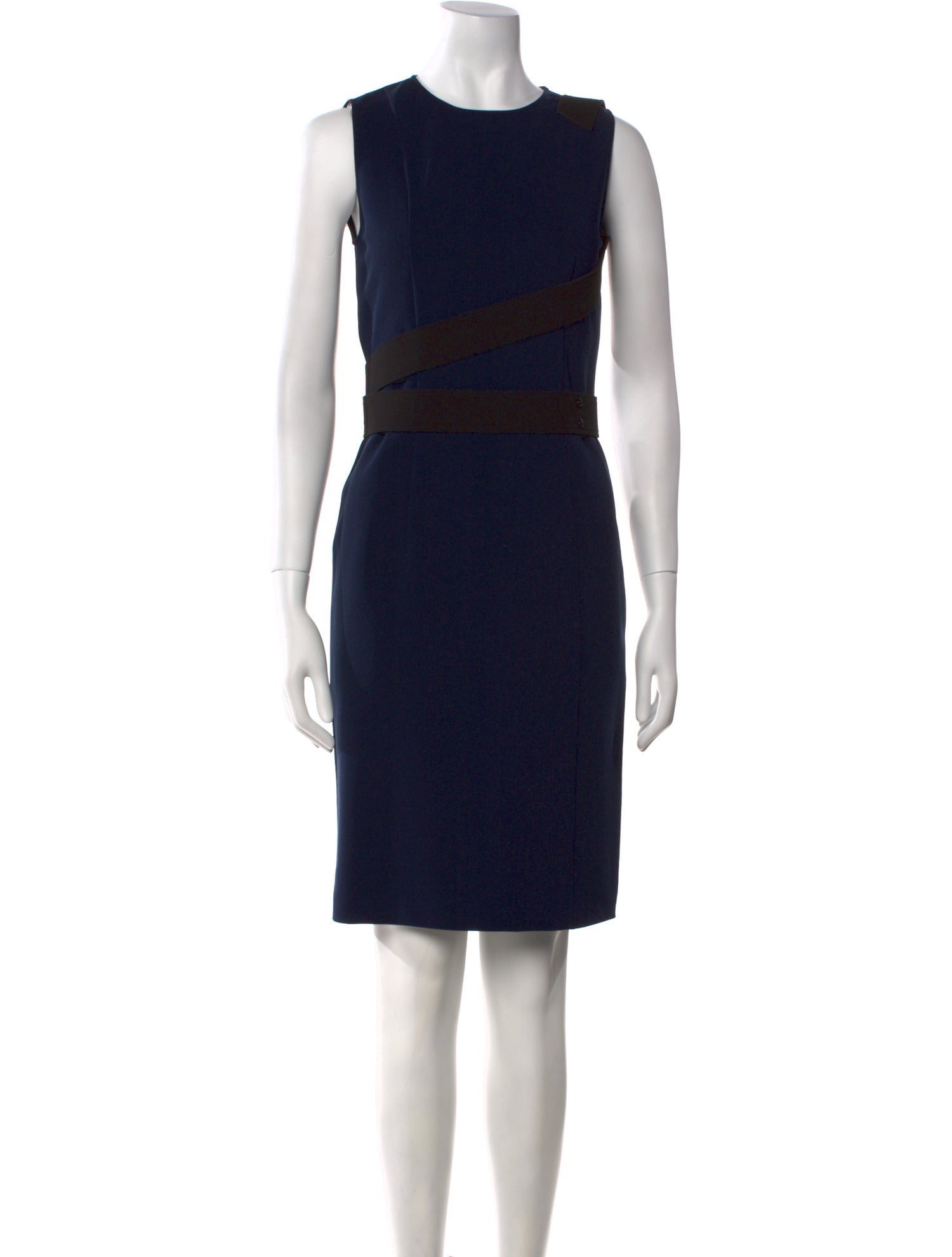 Cédric Charlier Crew Neck Knee-Length Dress