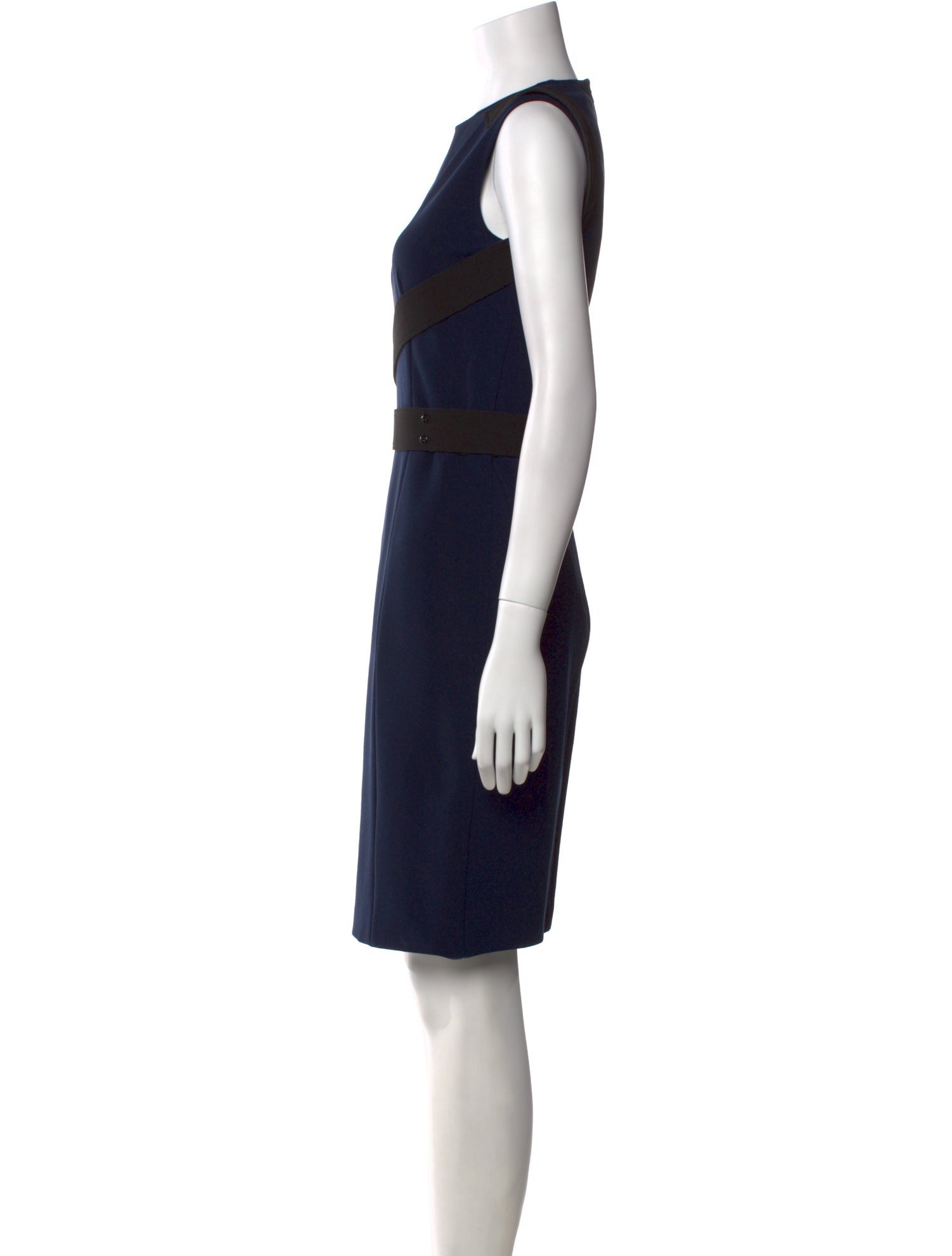 Cédric Charlier Crew Neck Knee-Length Dress