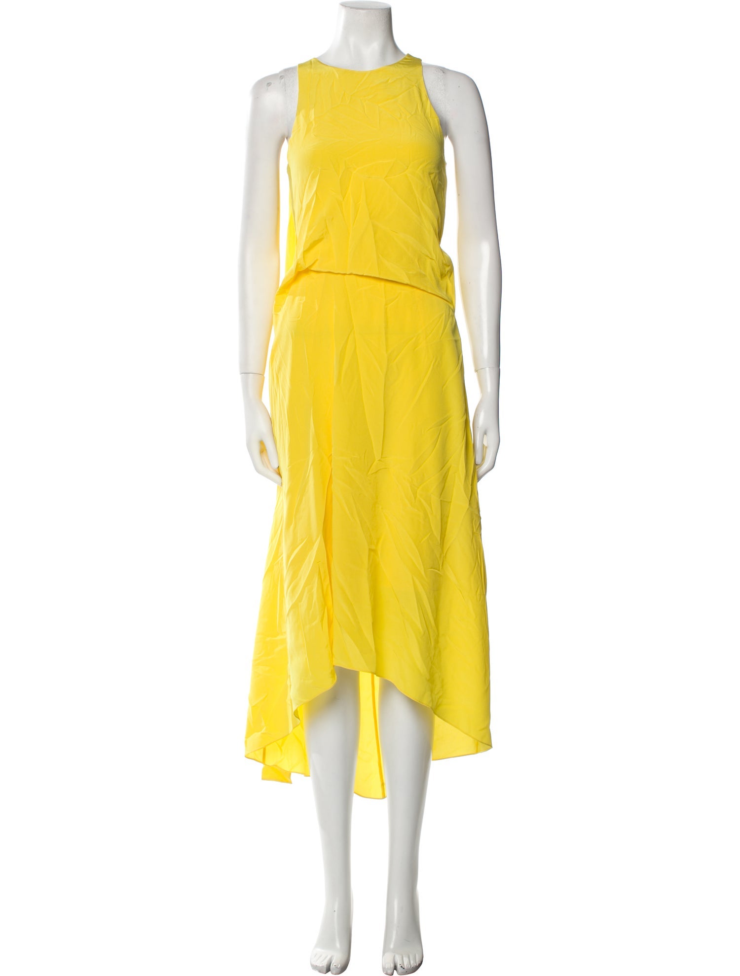 Cédric Charlier Crew Neck Long Dress