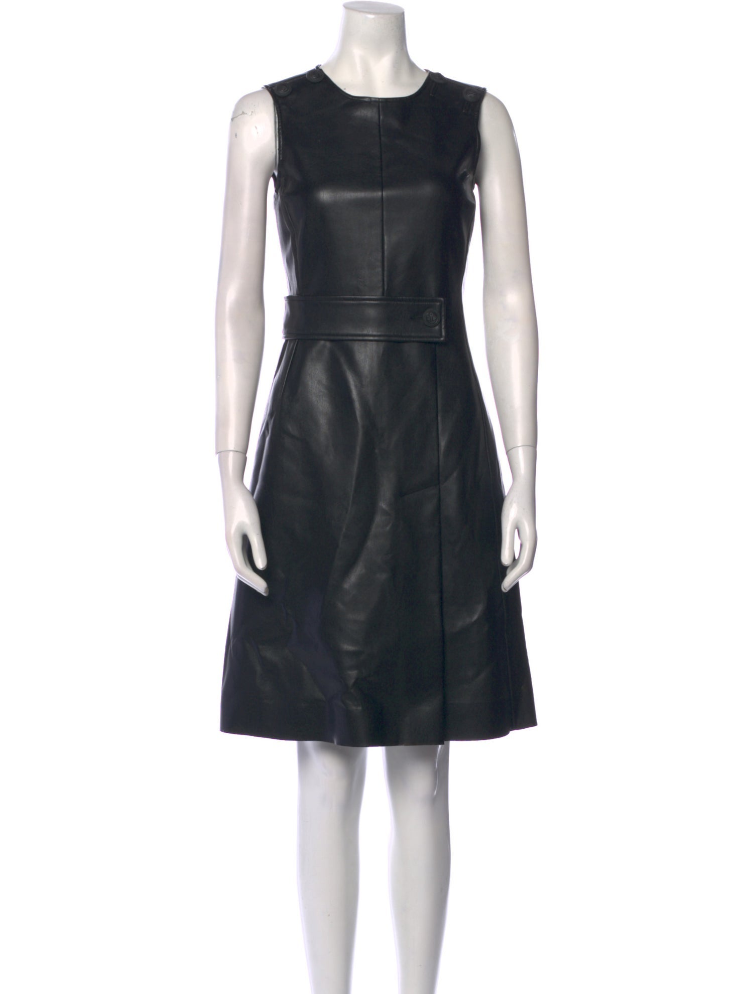 Cédric Charlier Crew Neck Knee-Length Dress