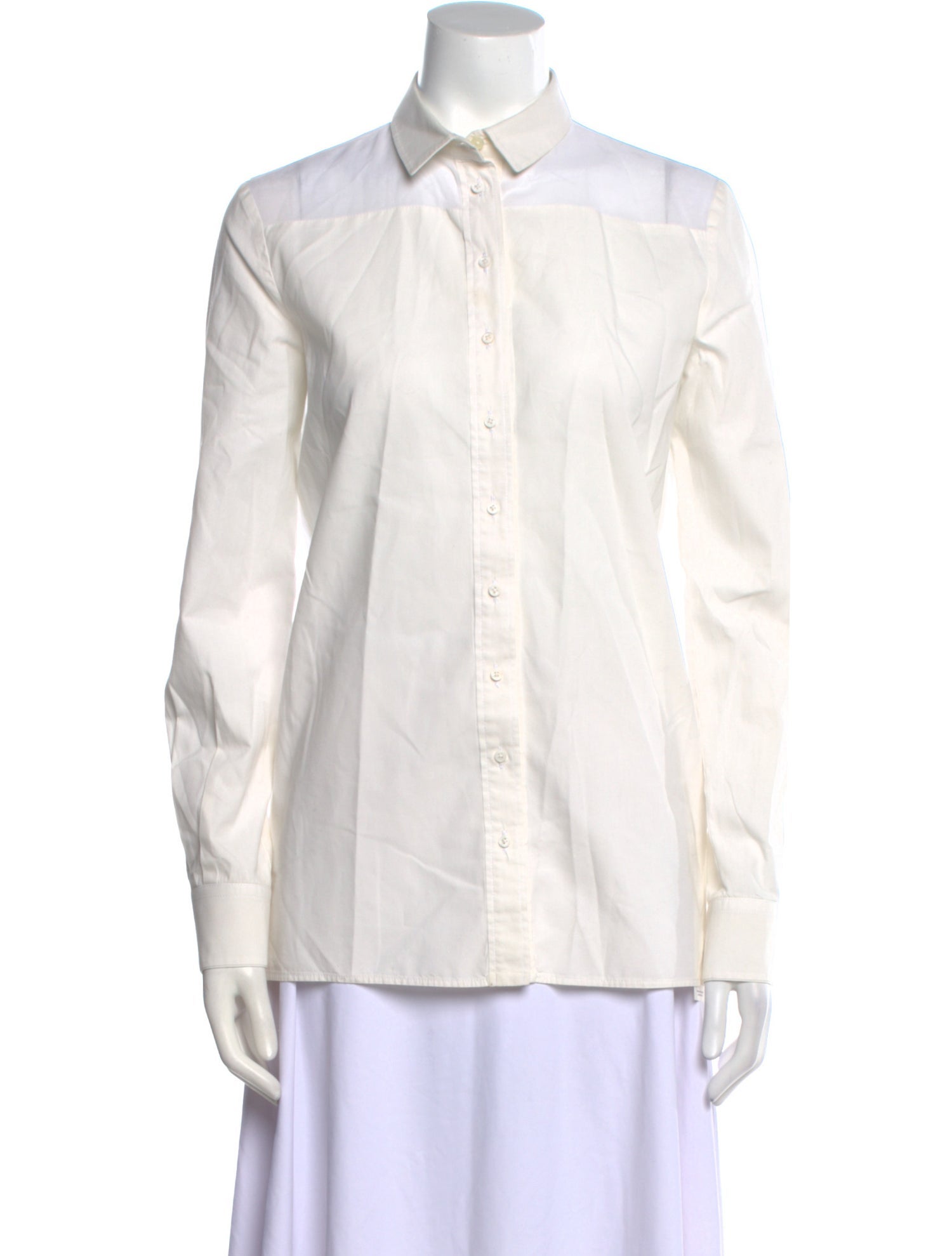 Cédric Charlier Long Sleeve Button-Up Top