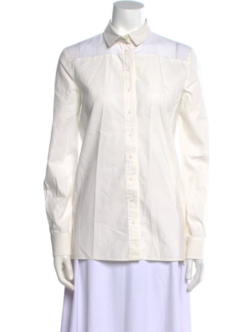 Cédric Charlier Long Sleeve Button-Up Top