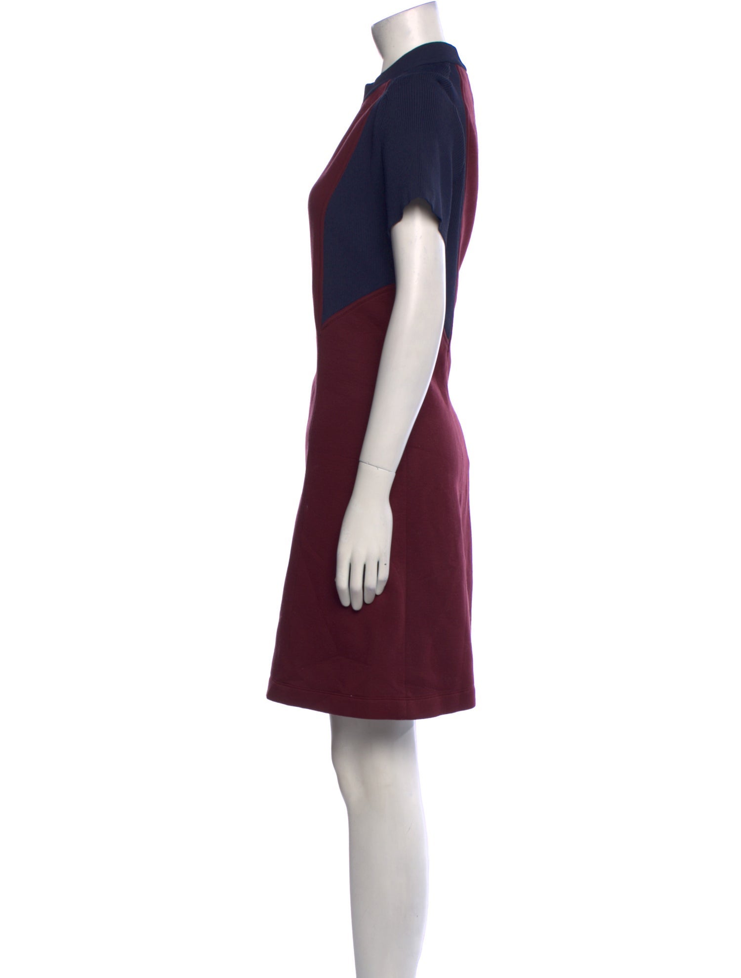 Cédric Charlier Mock Neck Mini Dress