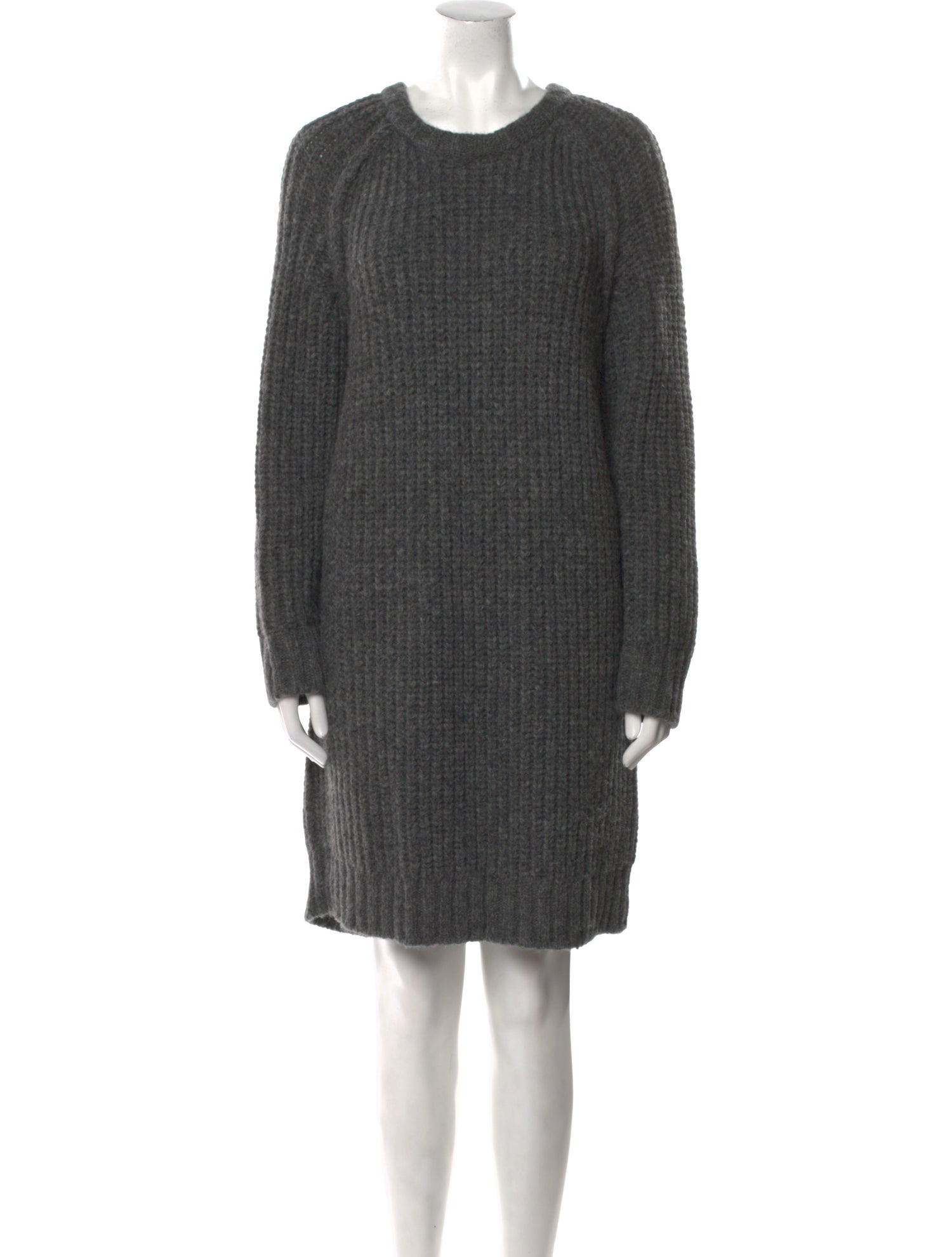 Cédric Charlier Alpaca Knee-Length Dress