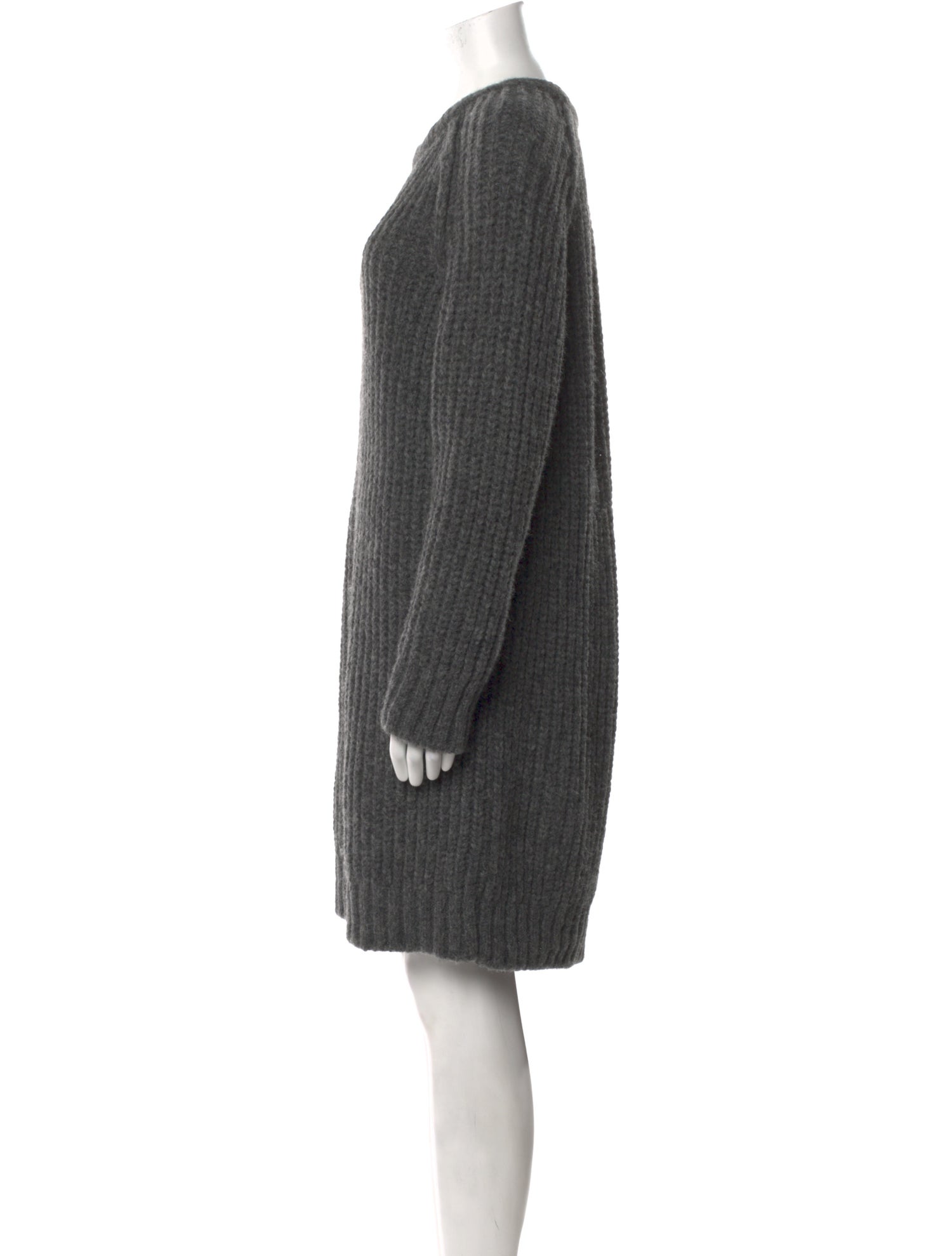 Cédric Charlier Alpaca Knee-Length Dress