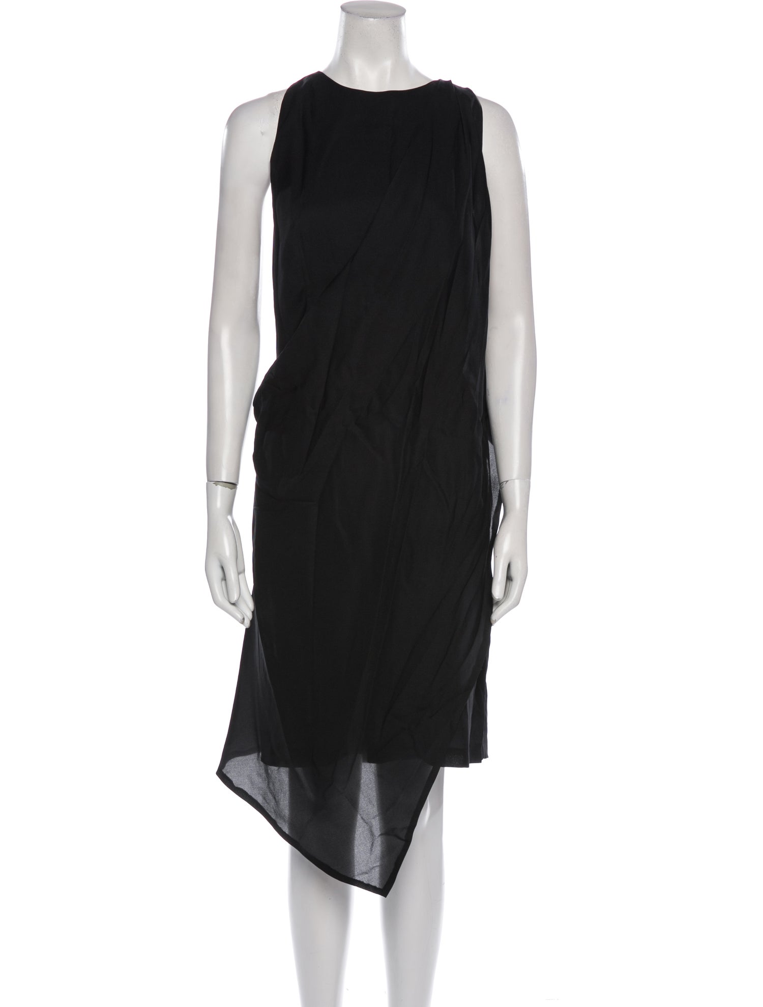 Cédric Charlier Bateau Neckline Midi Length Dress