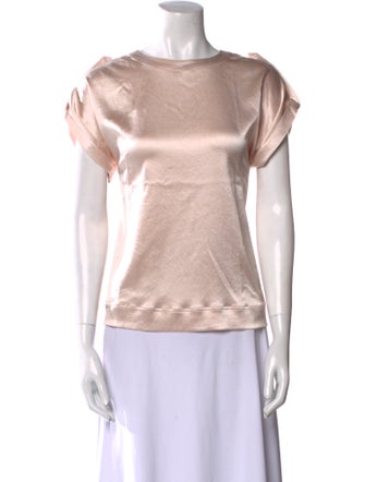 Cédric Charlier Bateau Neckline Short Sleeve Top