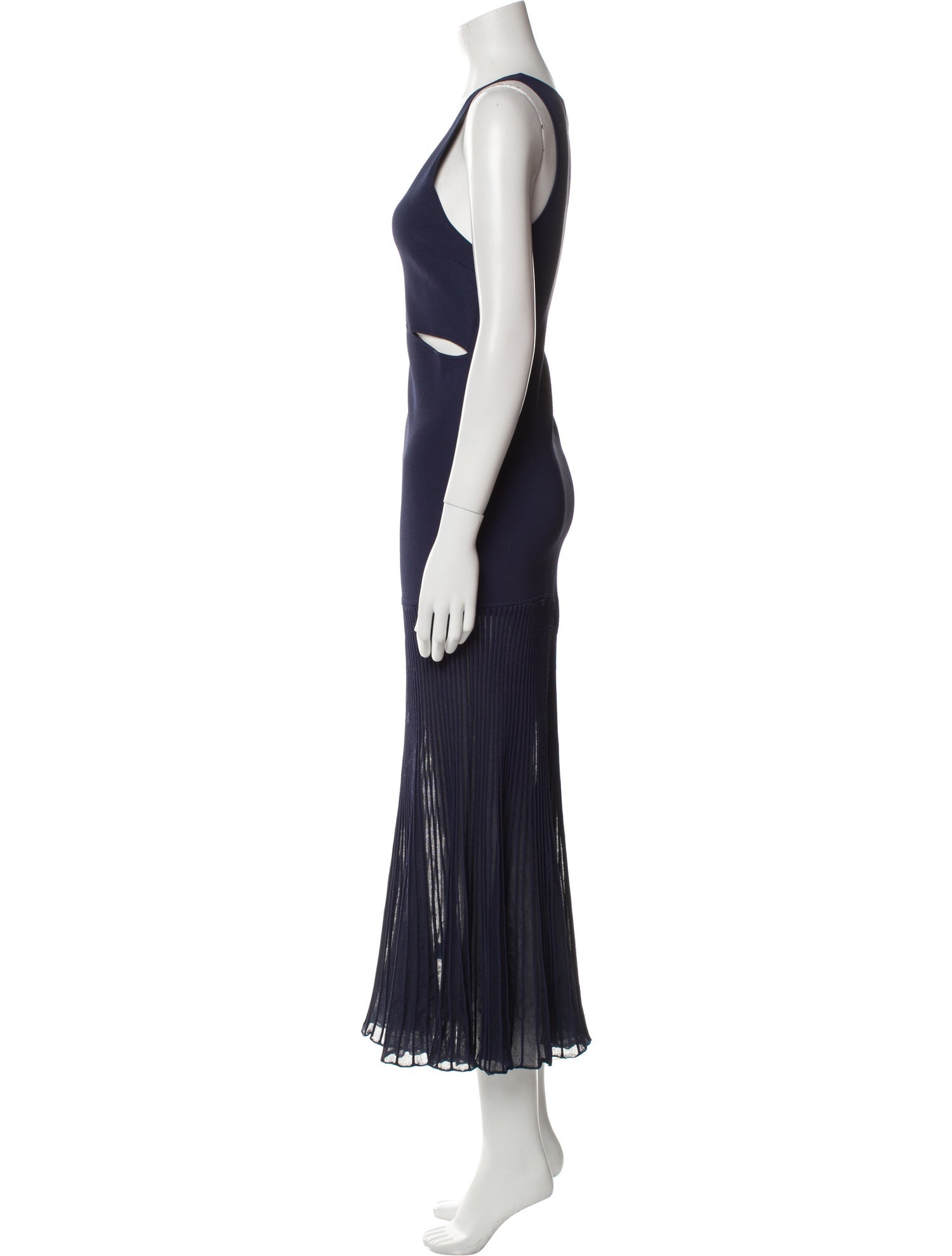 Cédric Charlier V-Neck Long Dress