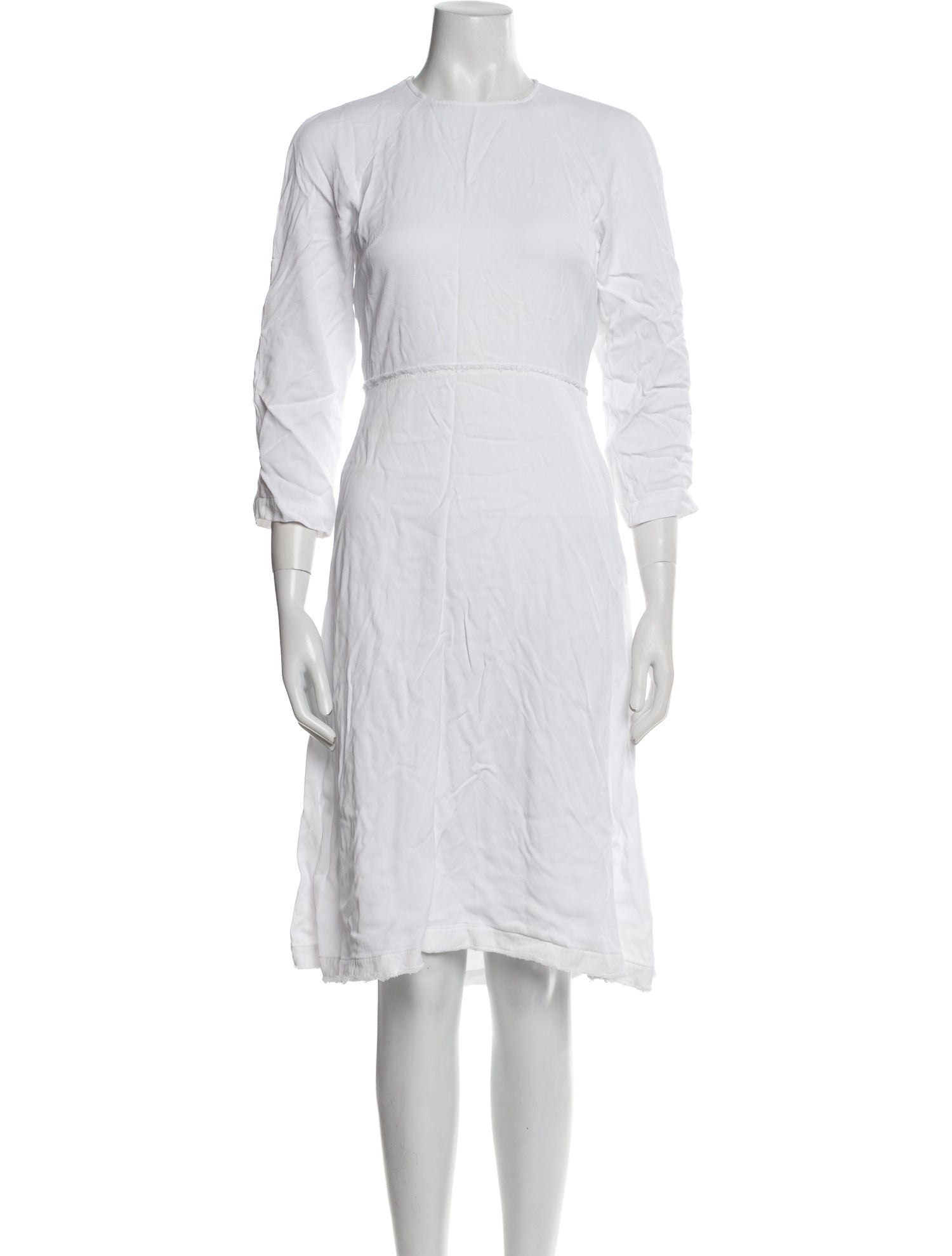 Cédric Charlier Crew Neck Knee-Length Dress