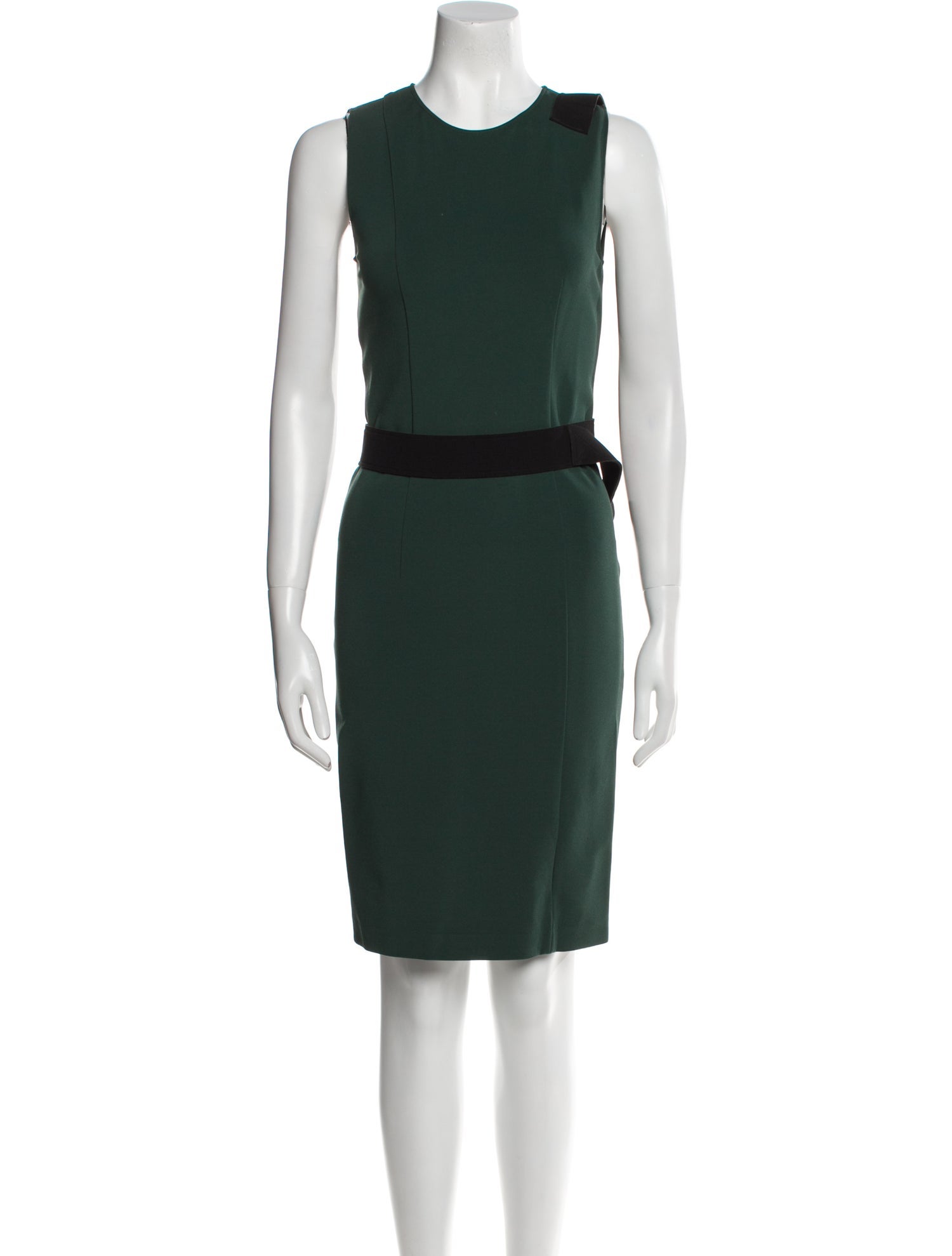 Cédric Charlier Crew Neck Knee-Length Dress