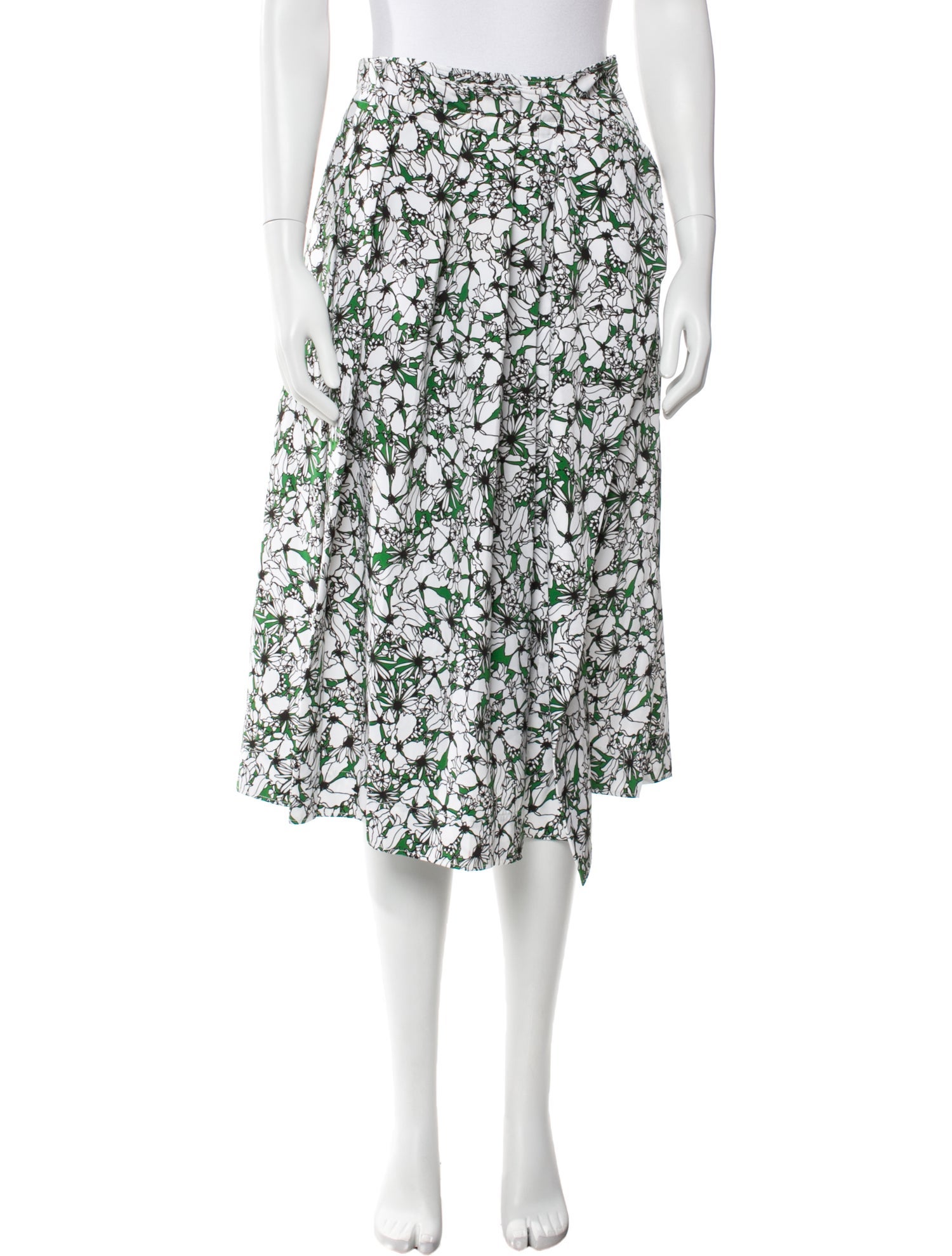 Cédric Charlier Floral Print Knee-Length Skirt