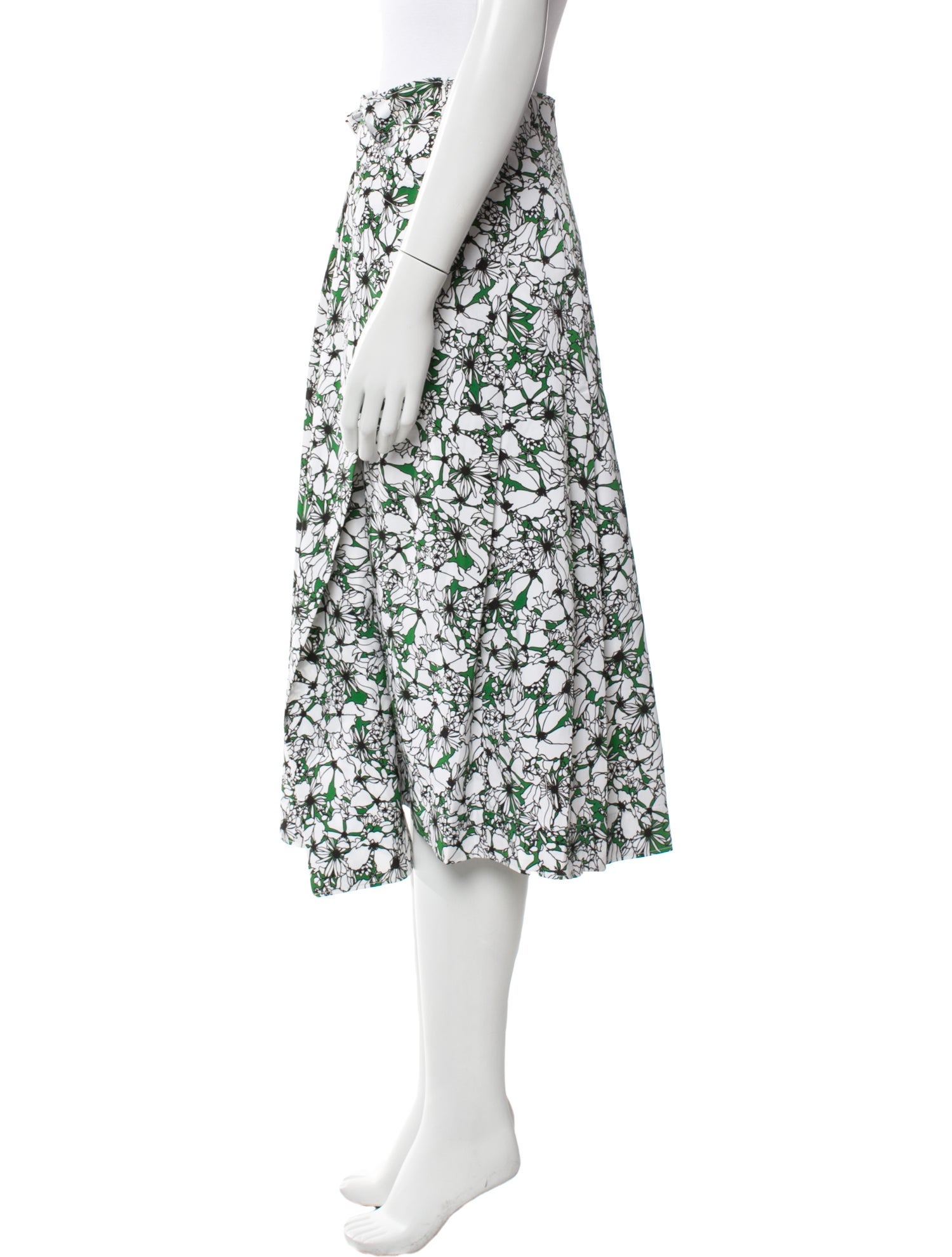 Cédric Charlier Floral Print Knee-Length Skirt