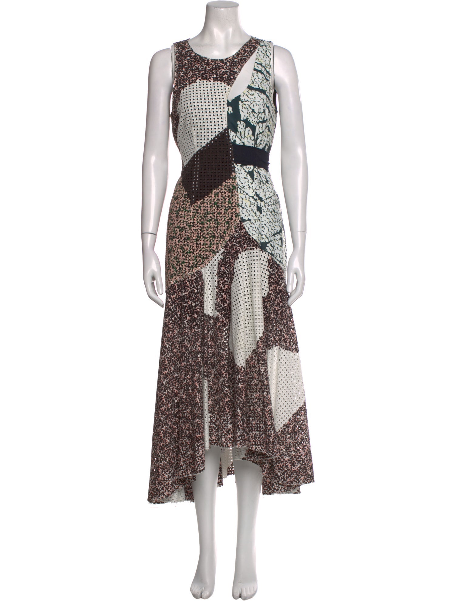 Cédric Charlier Printed Midi Length Dress