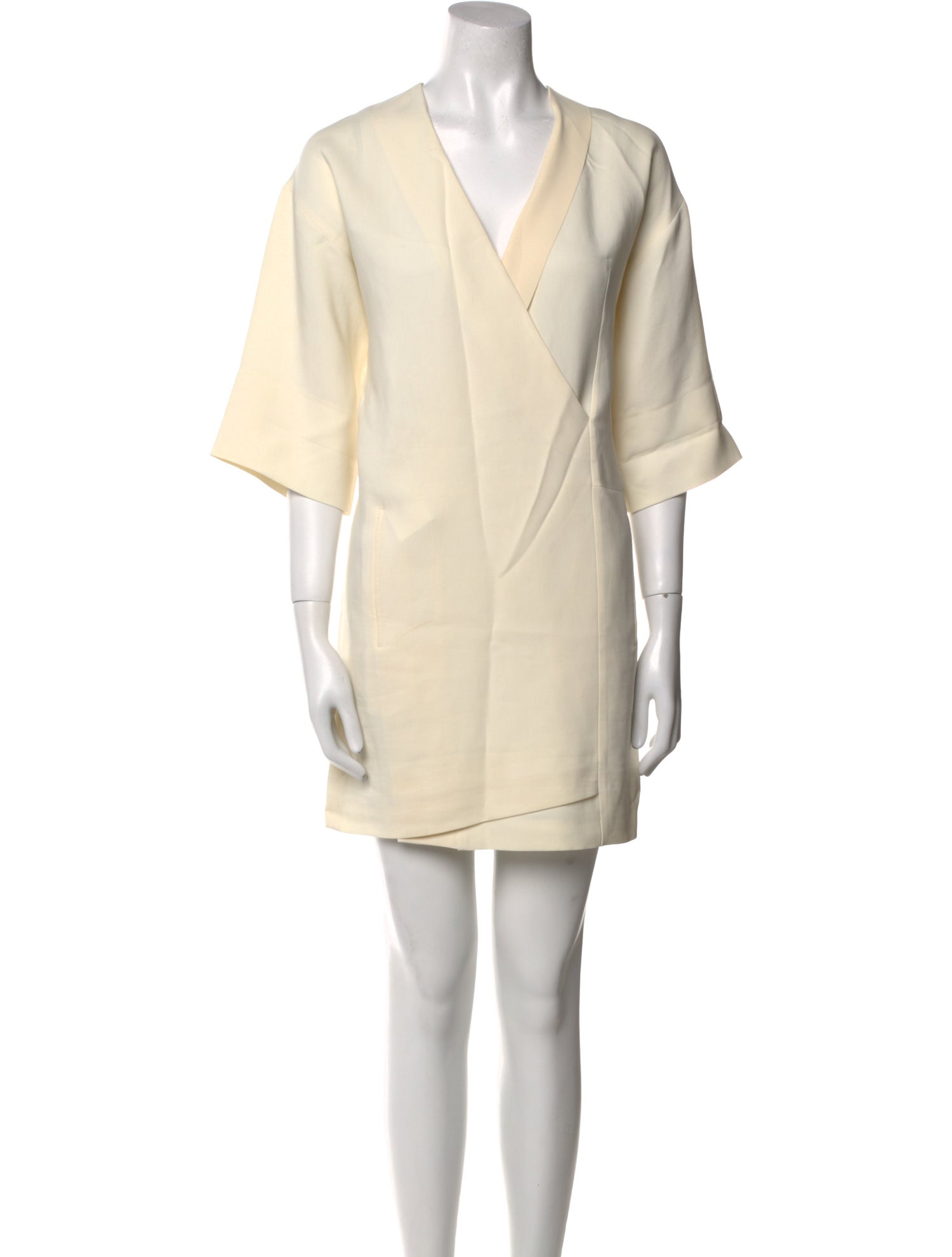 Cédric Charlier V-Neck Mini Dress