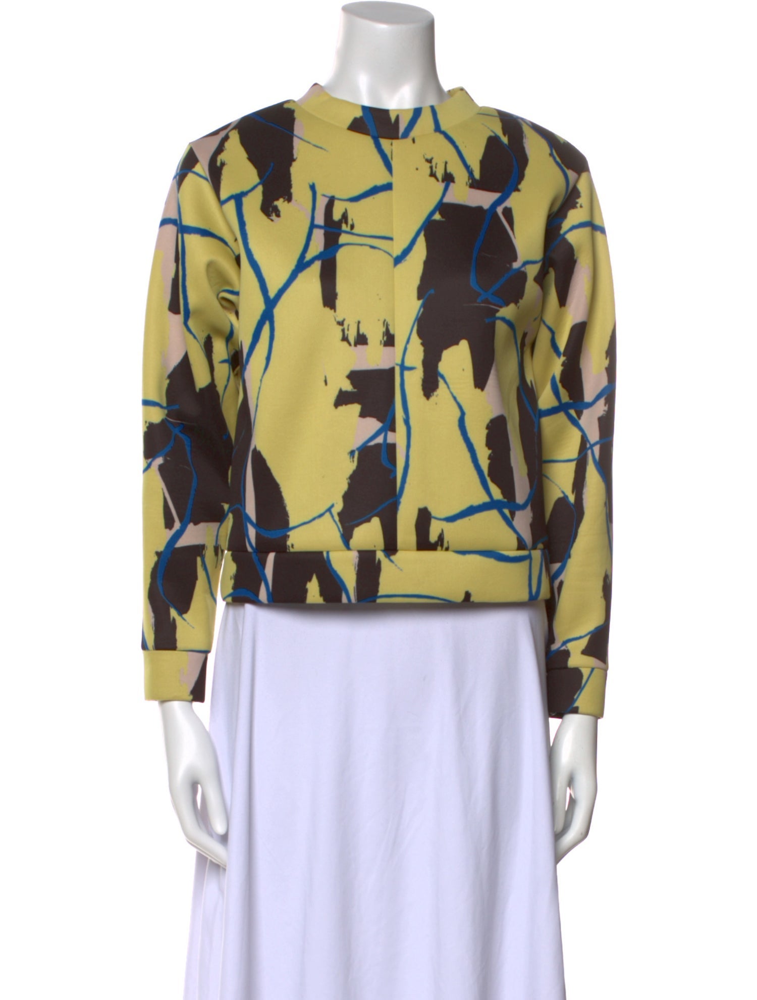 Cédric Charlier Printed Crew Neck Sweatshirt