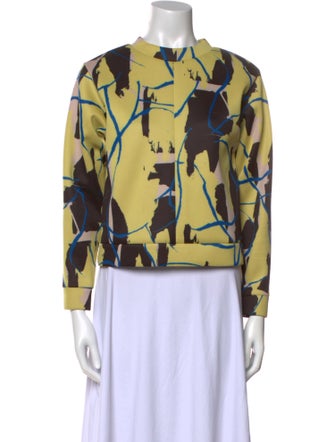 Cédric Charlier Printed Crew Neck Sweatshirt