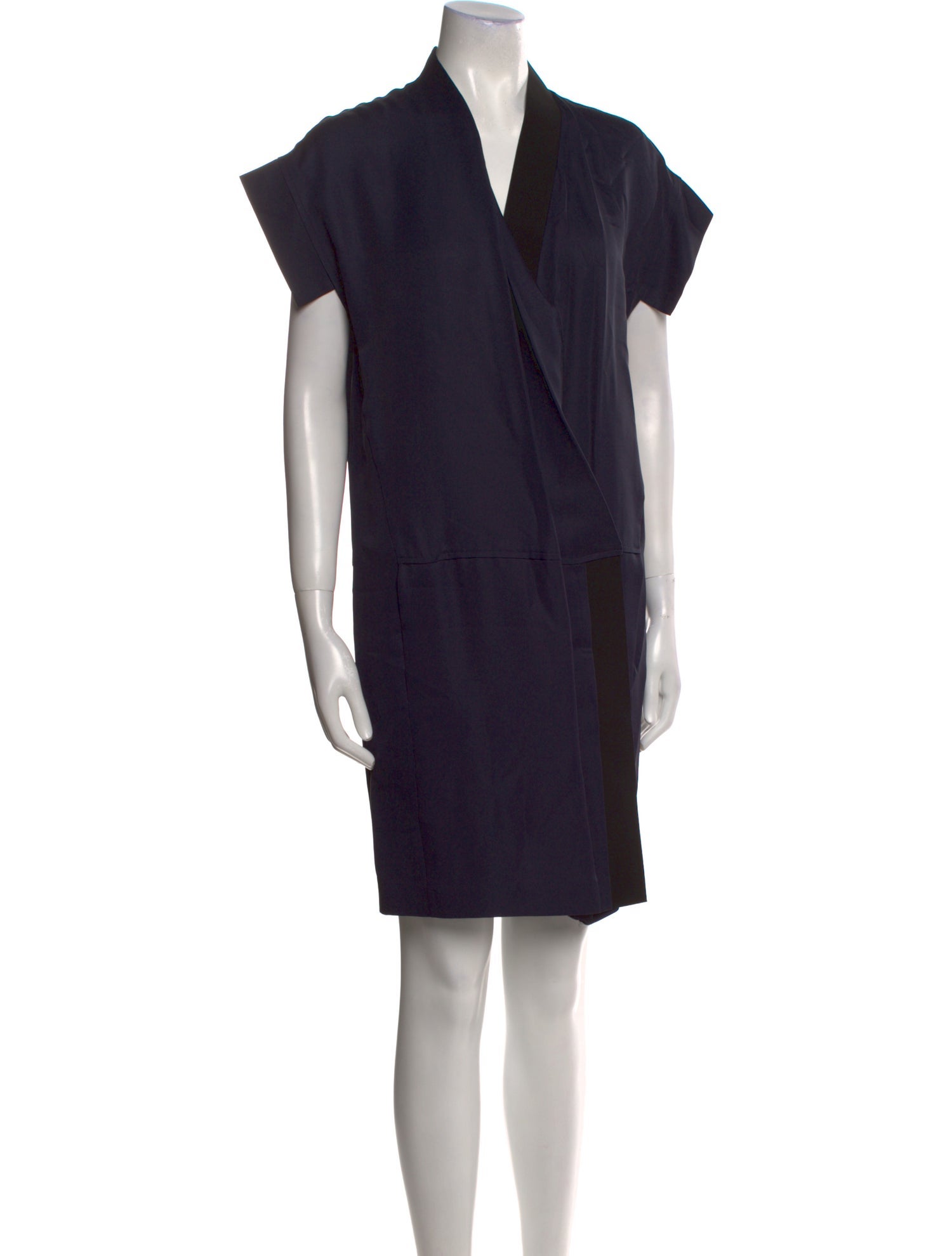 Cédric Charlier V-Neck Knee-Length Dress