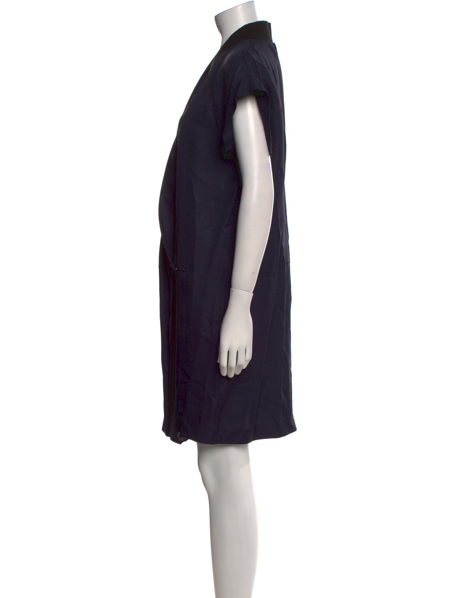 Cédric Charlier V-Neck Knee-Length Dress