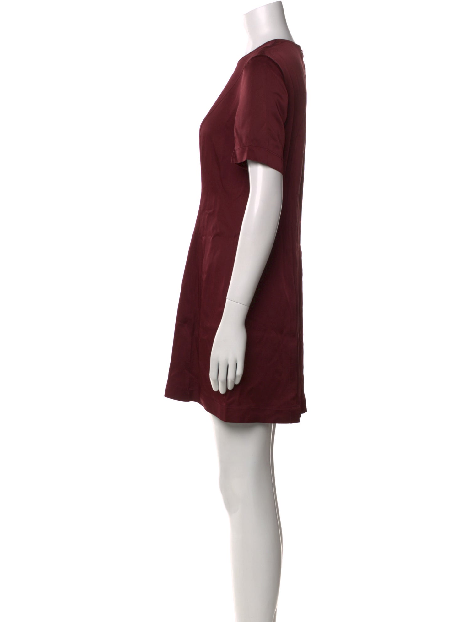 Cédric Charlier Crew Neck Mini Dress