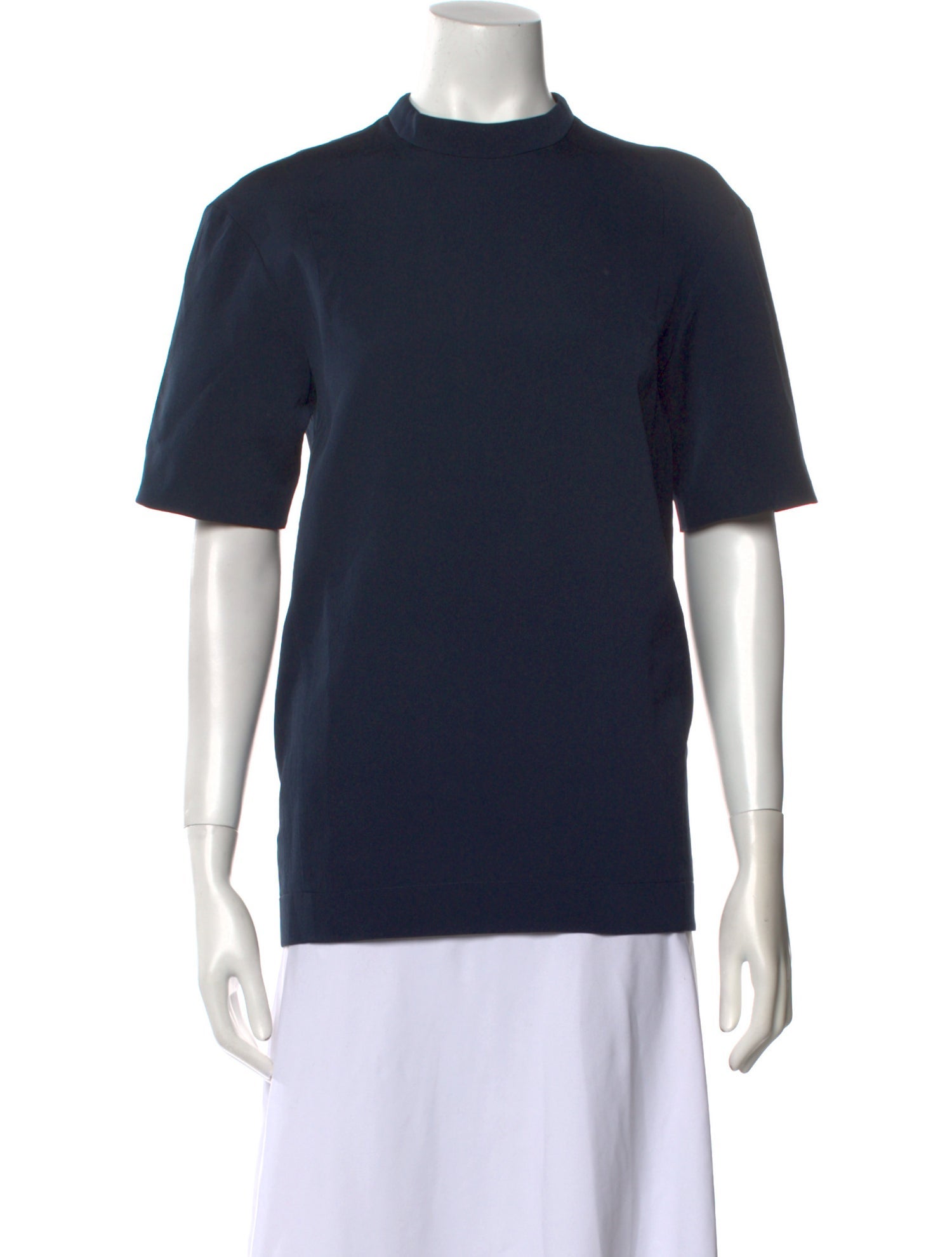 Cédric Charlier Mock Neck Short Sleeve T-Shirt