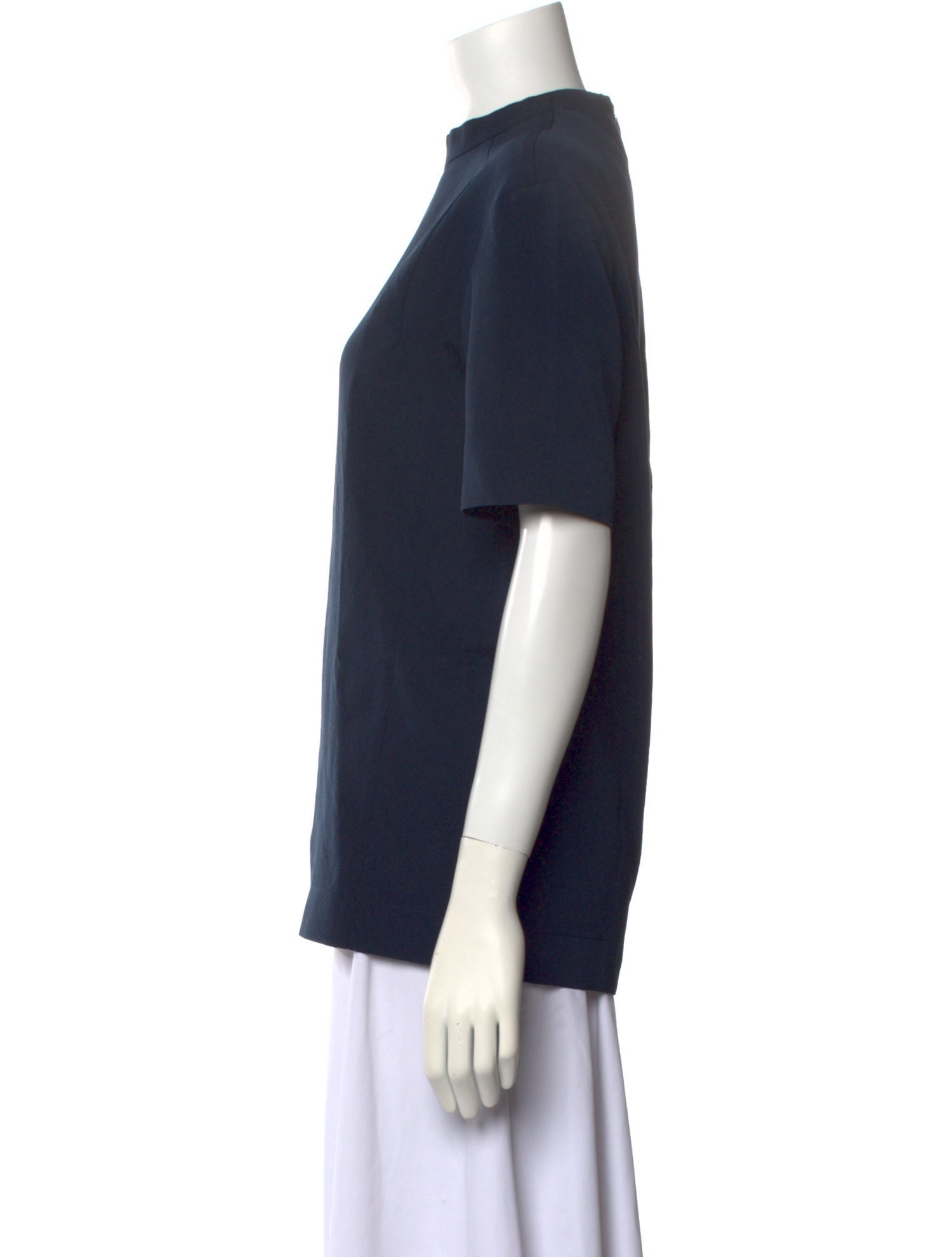 Cédric Charlier Mock Neck Short Sleeve T-Shirt