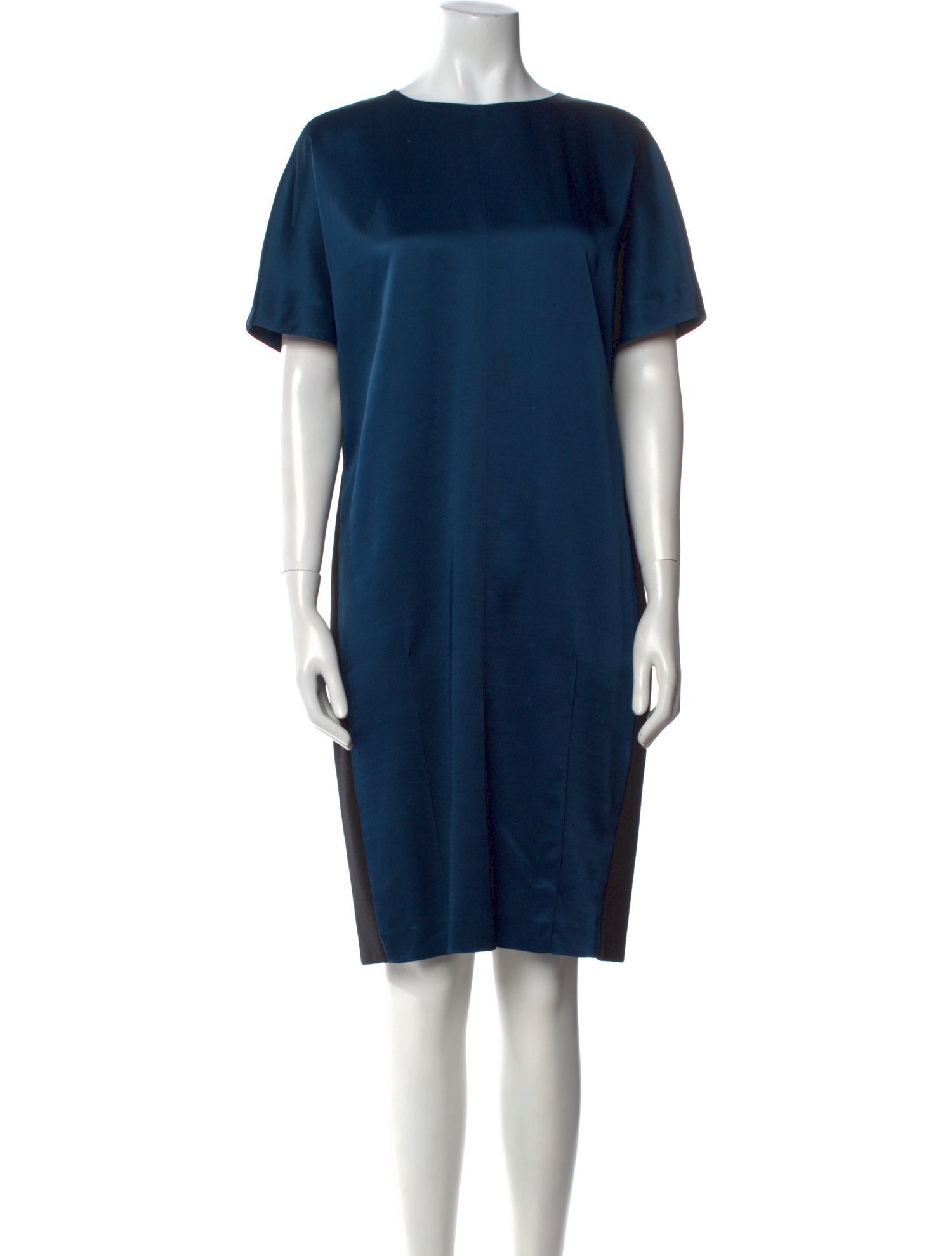 Cédric Charlier Bateau Neckline Knee-Length Dress