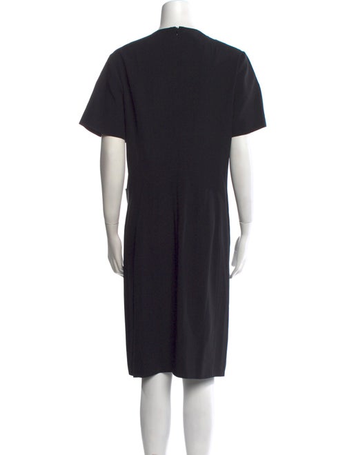 Cédric Charlier Colorblock Pattern Midi Length Dress