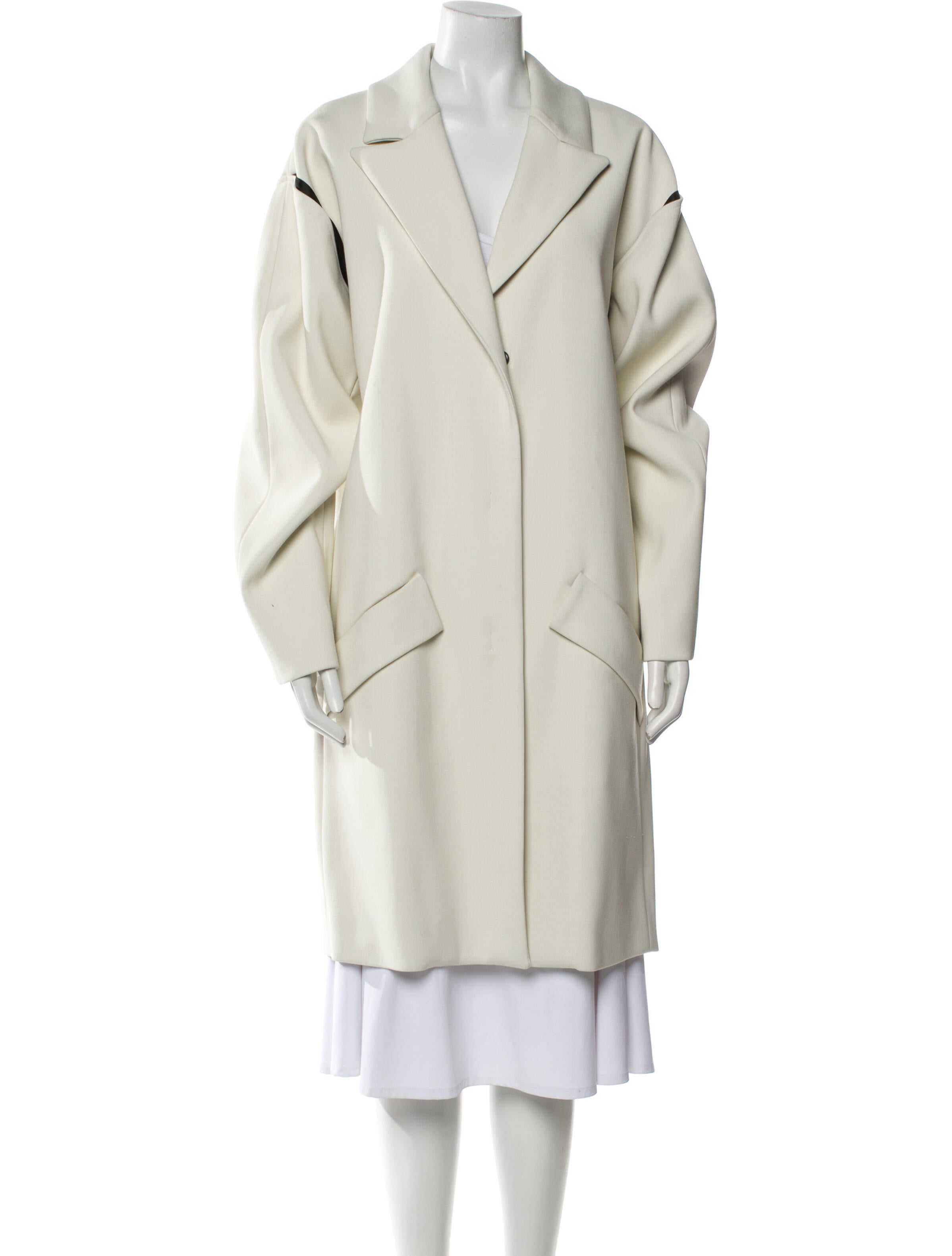 Cédric Charlier Colorblock Pattern Trench Coat