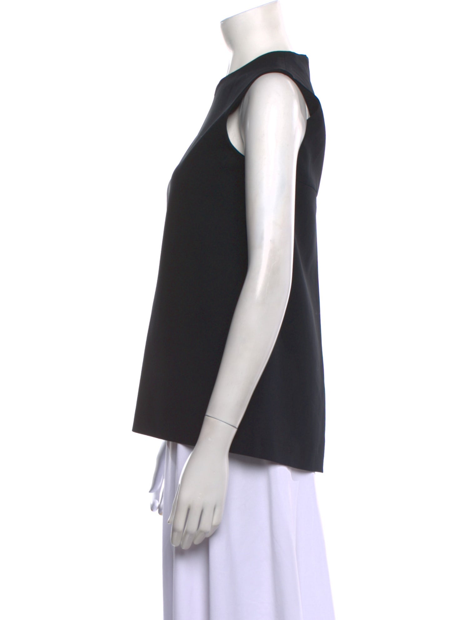 Cédric Charlier Crew Neck Sleeveless Top