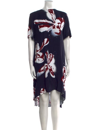 Cédric Charlier Printed Midi Length Dress
