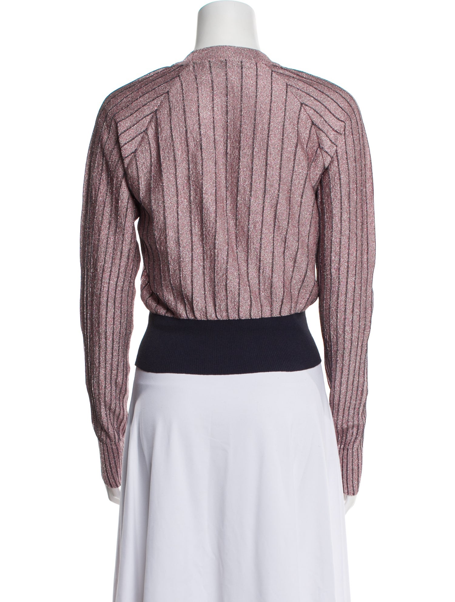 Cédric Charlier Striped Crew Neck Sweater