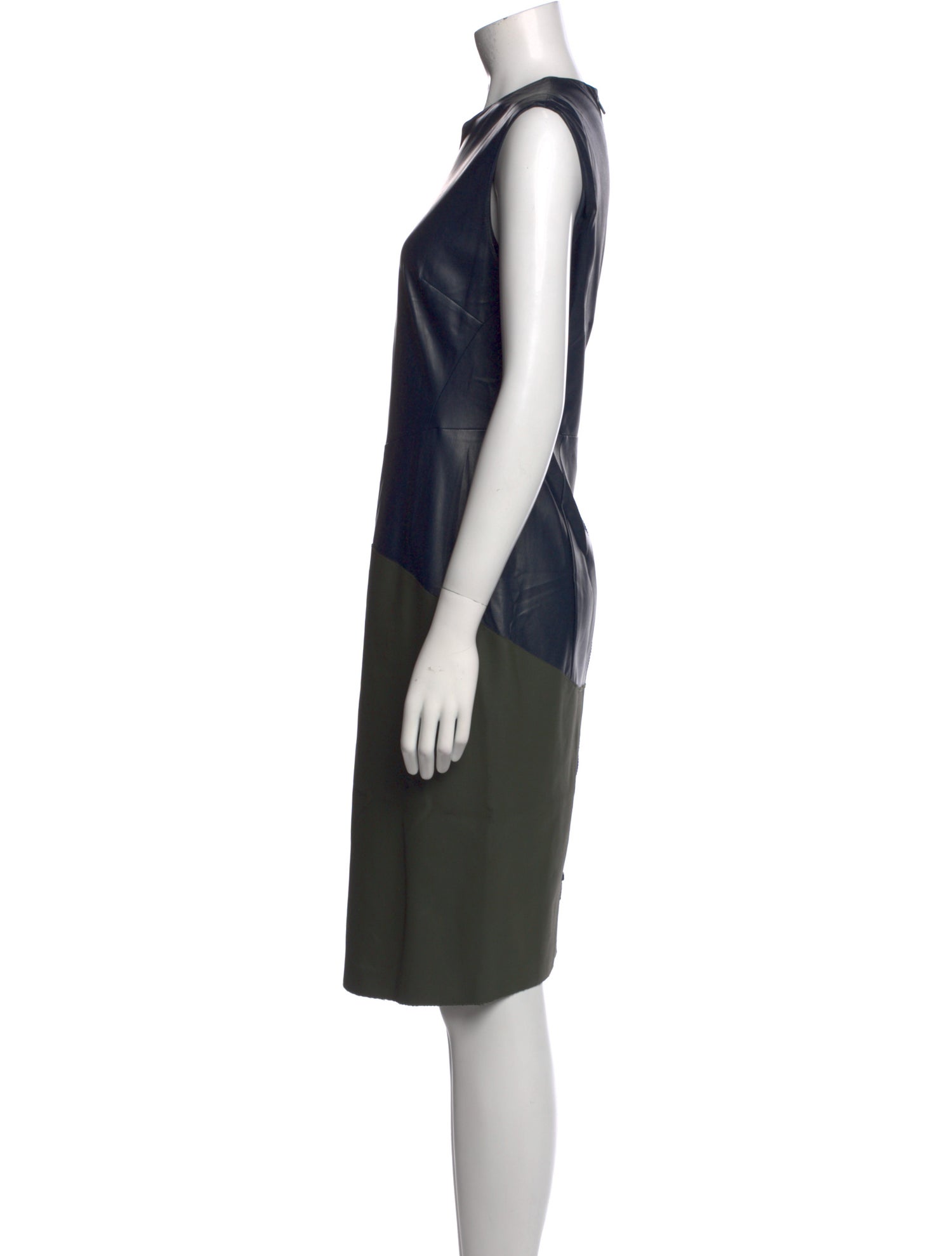 Cédric Charlier V-Neck Knee-Length Dress