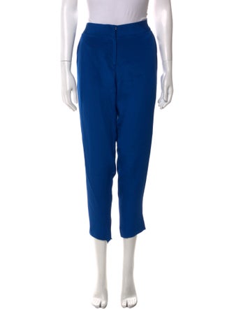Cédric Charlier Silk Skinny Leg Pants