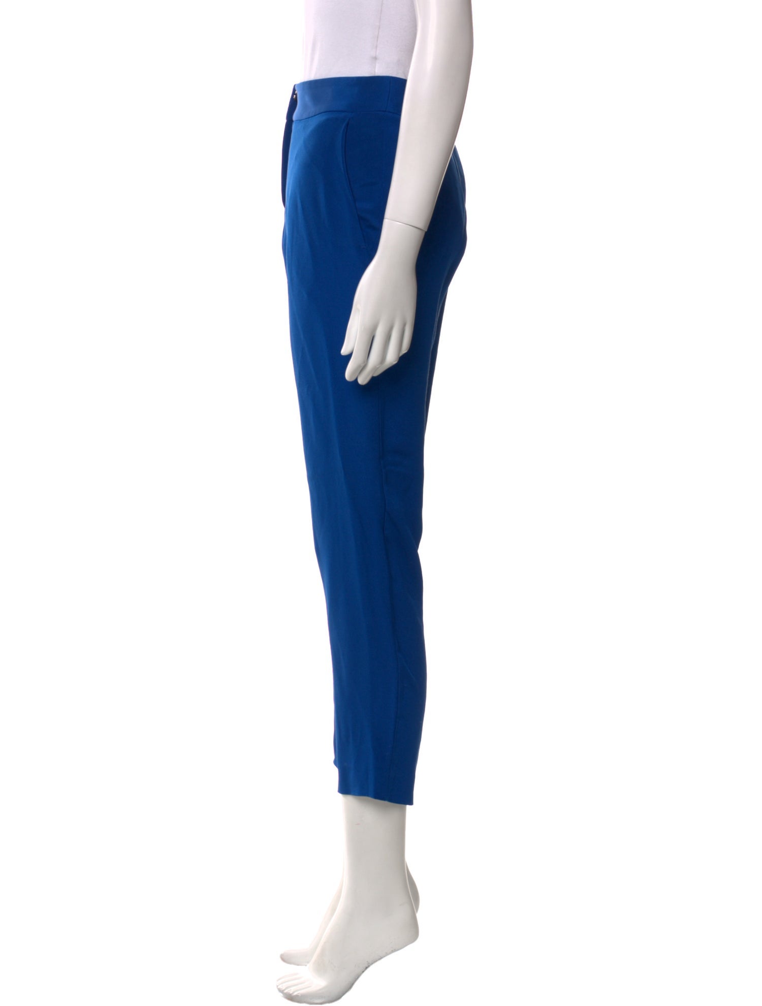Cédric Charlier Silk Skinny Leg Pants
