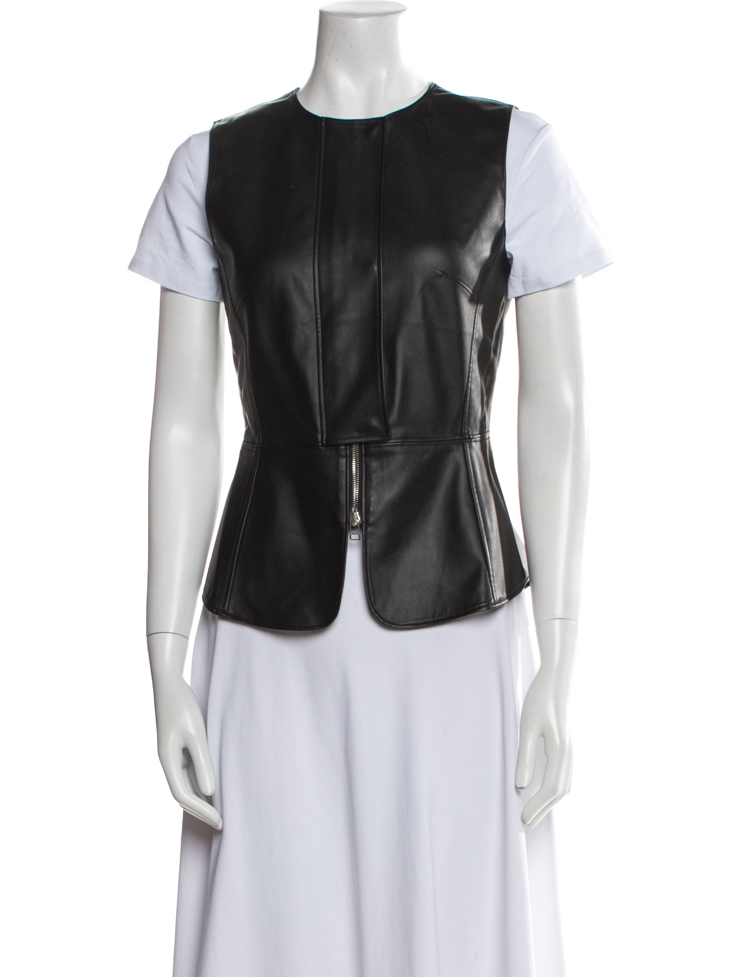 Cédric Charlier Faux Leather Vest