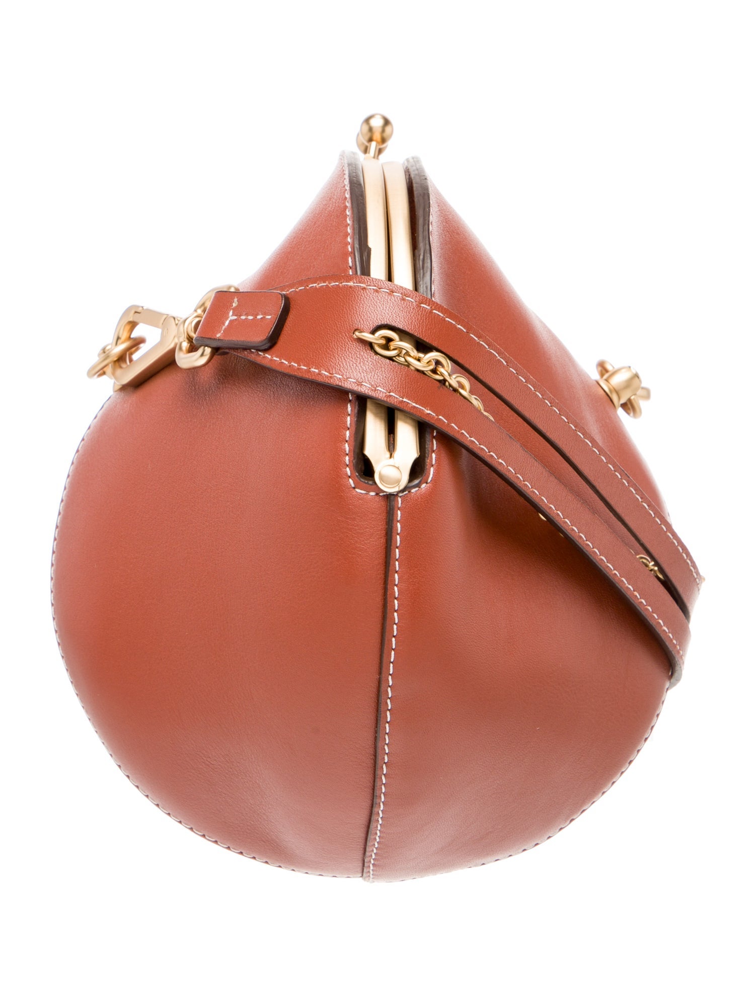 Cédric Charlier Leather Shoulder Bag