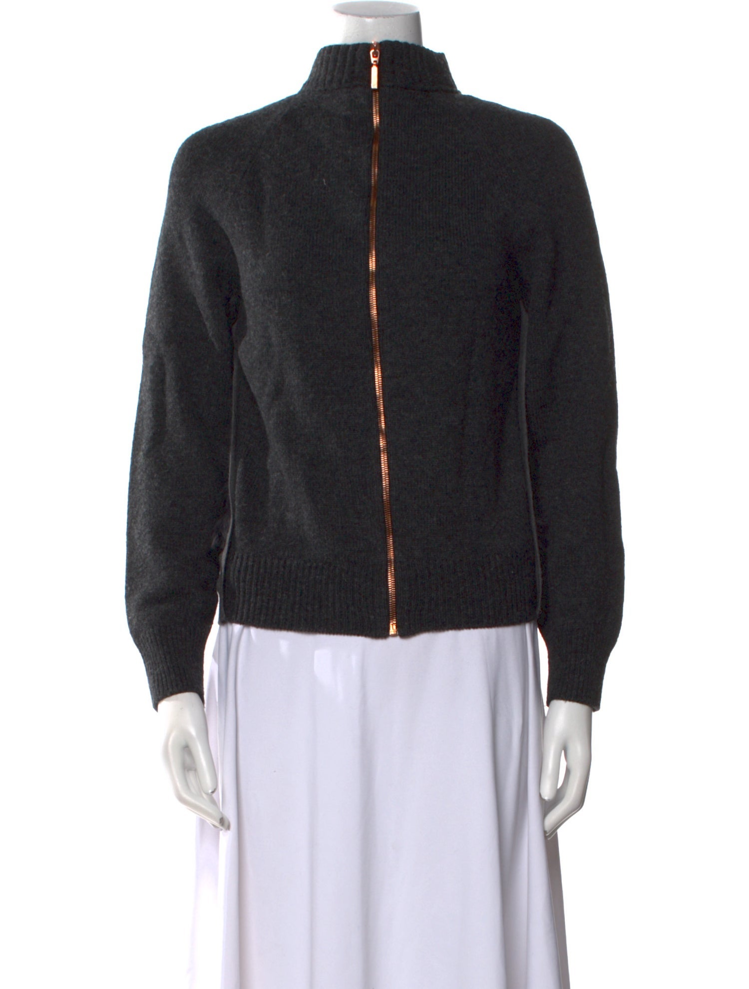 Cédric Charlier Virgin Wool Mock Neck Sweater