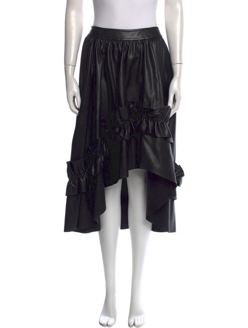 Cédric Charlier Ruffle Embellishment Midi Length Skirt